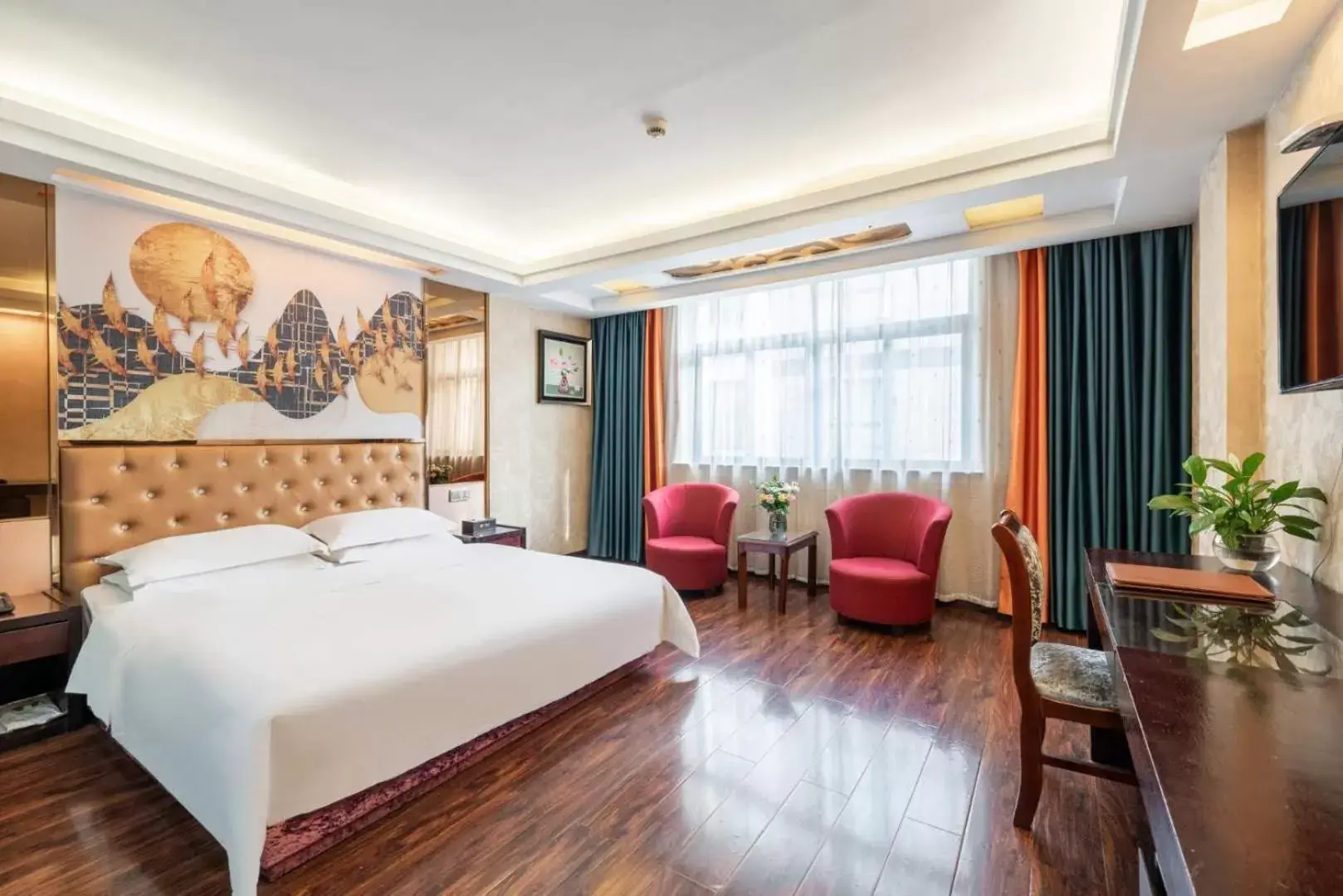 Photo of the whole room, Bed in Yiwu Yuejia Business Hotel Photo of the whole room, Bed in Yiwu Yuejia Business Hotel
