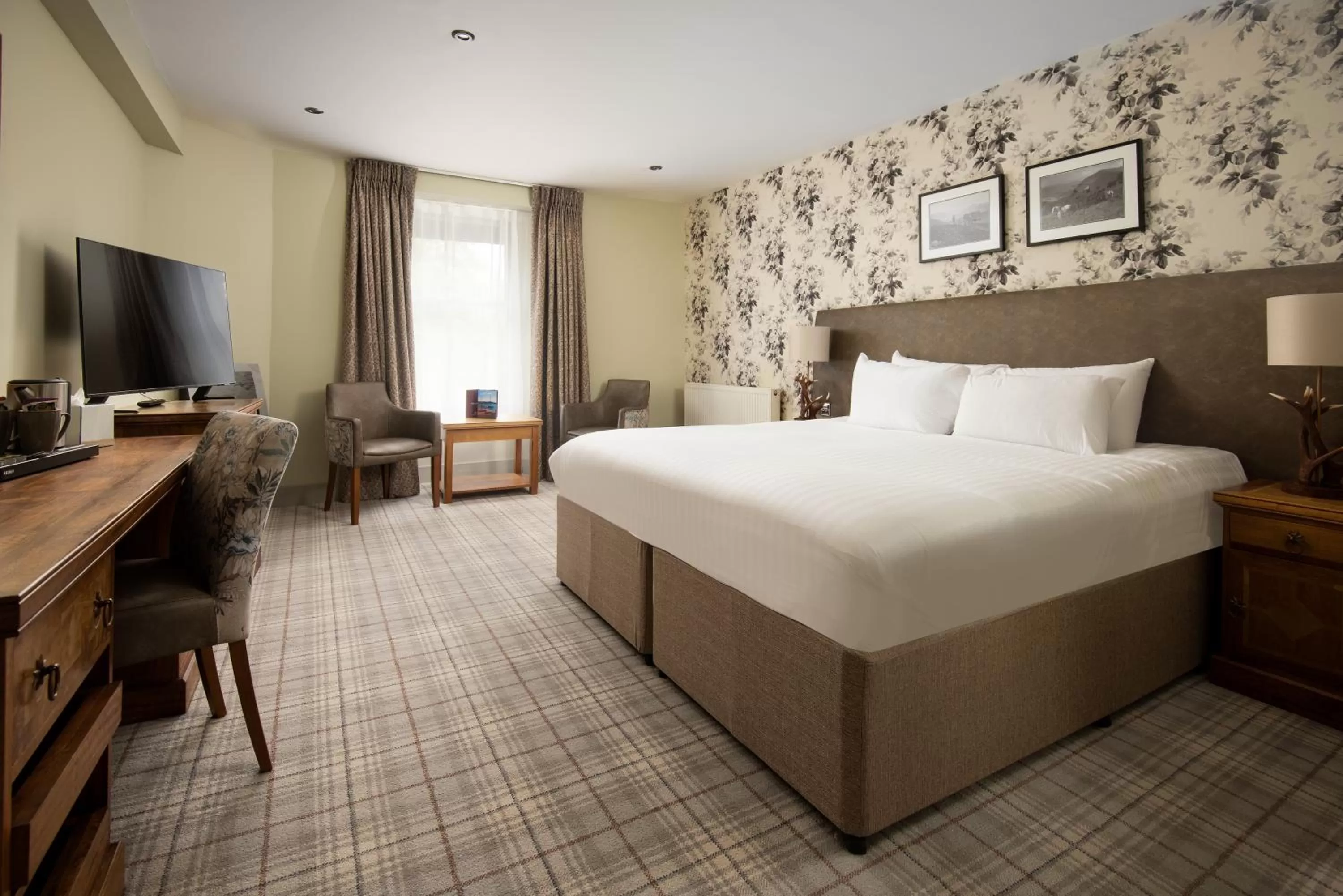 Bedroom, Bed in The Waterhead Inn- The Inn Collection Group