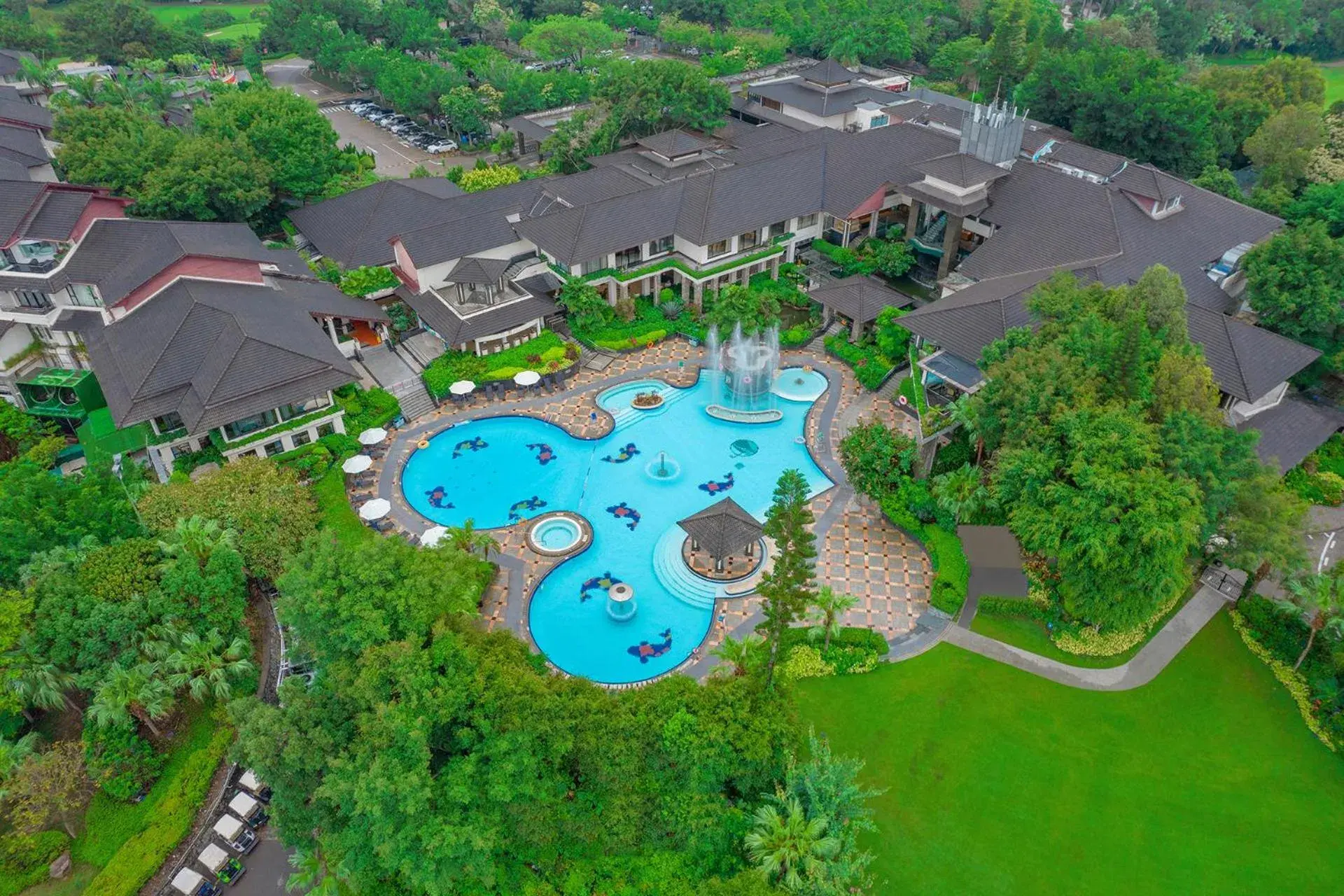 Day, Bird's-eye View in Mission Hills Hotel Resorts Shenzhen