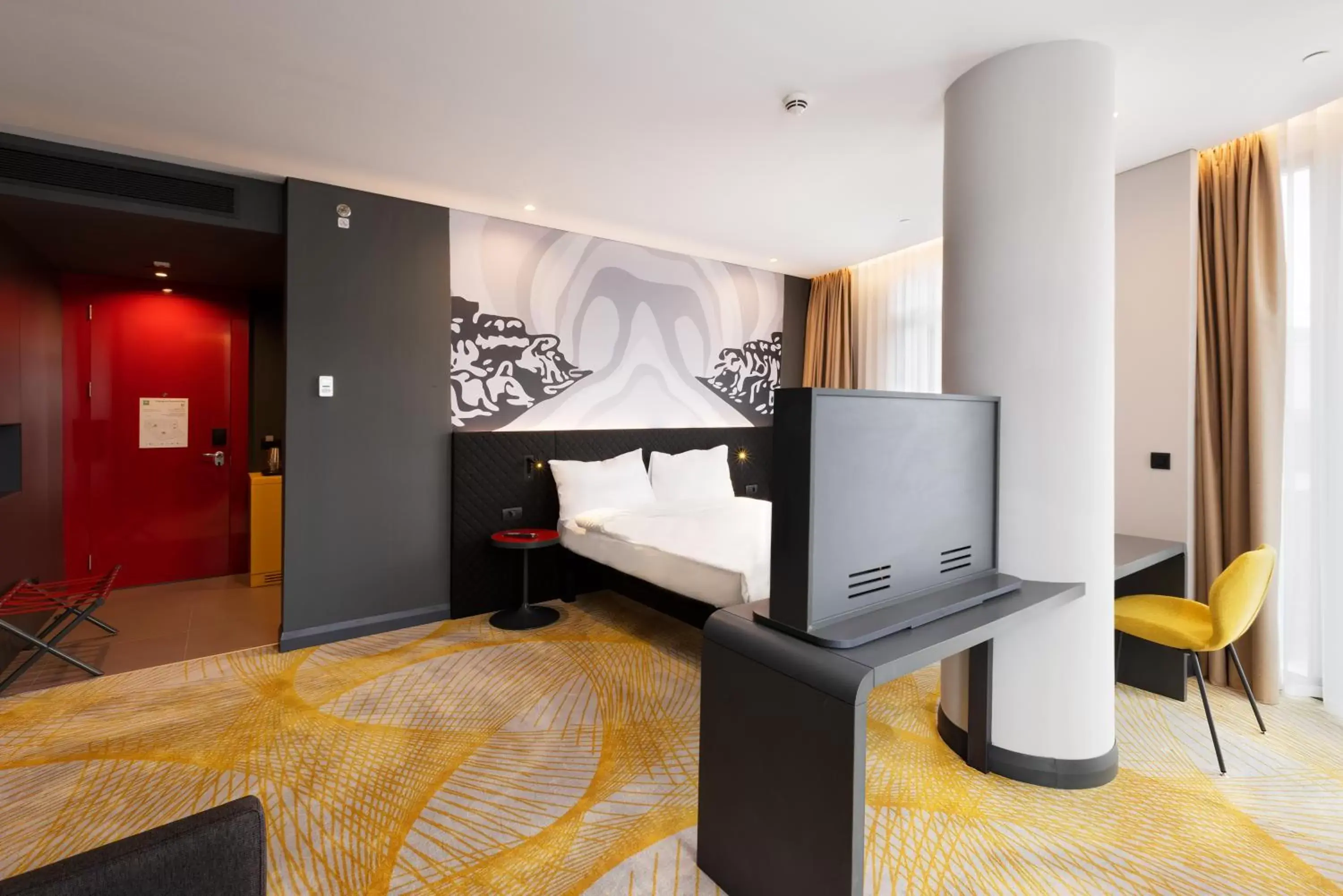 Communal lounge/ TV room, Bed in ibis Styles Istanbul Merter