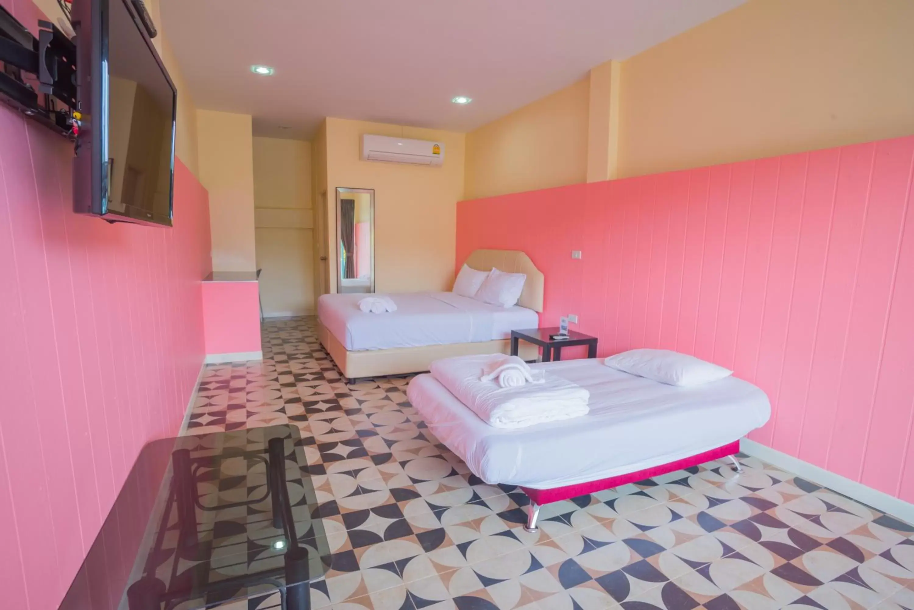 Bed in The Cube Resort Bed in The Cube Resort