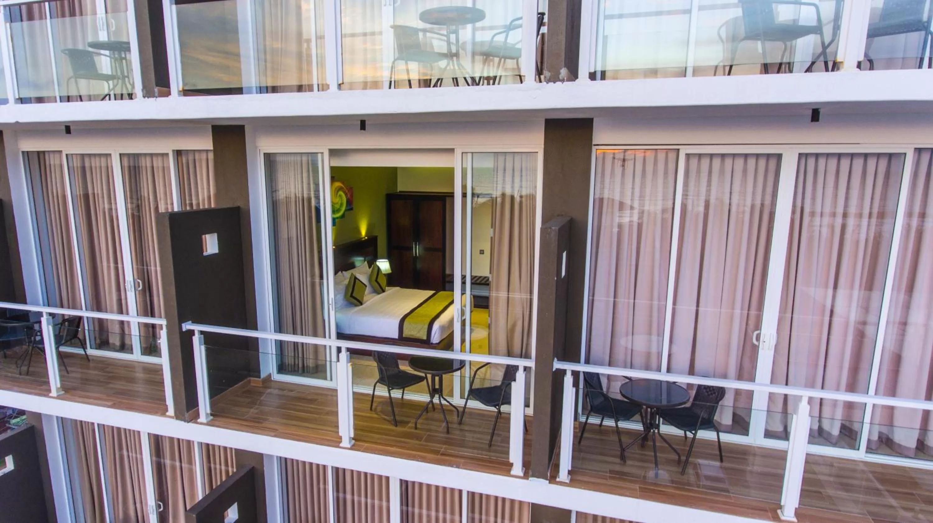 Patio in Ruvisha Beach Hotel