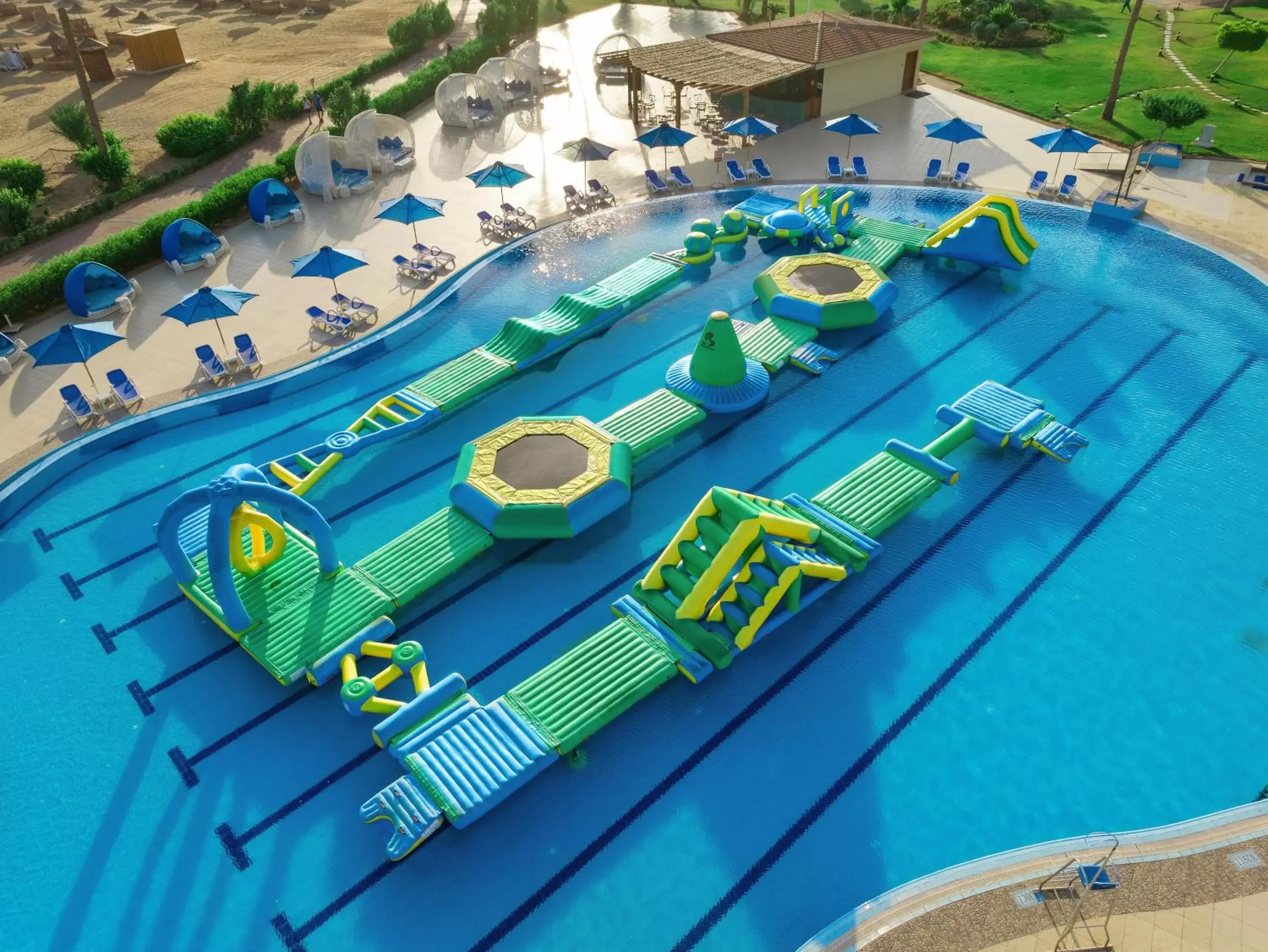 Aqua park, Pool View in Cleopatra Luxury Resort Makadi Bay