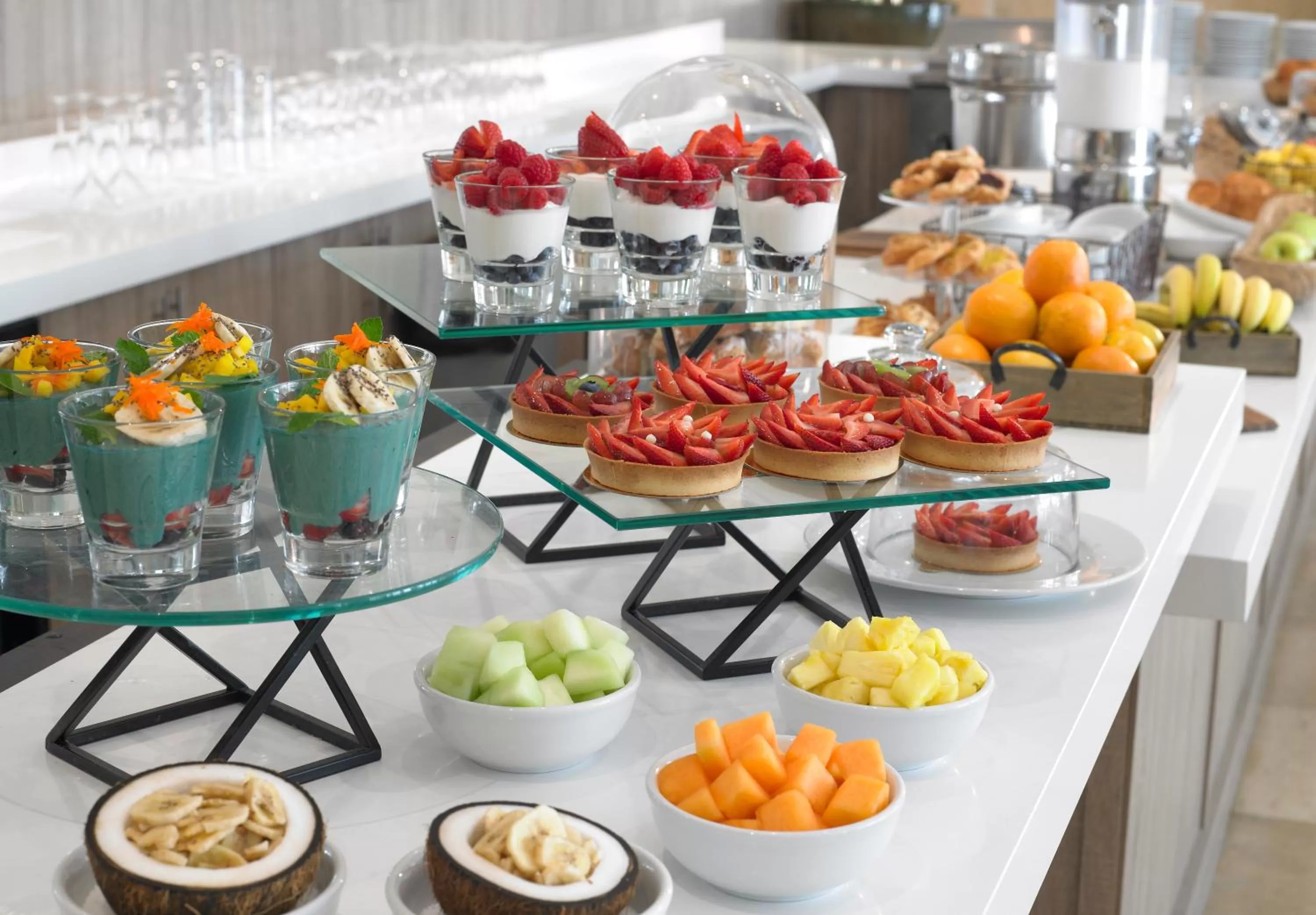 Buffet breakfast in Grand Beach Hotel