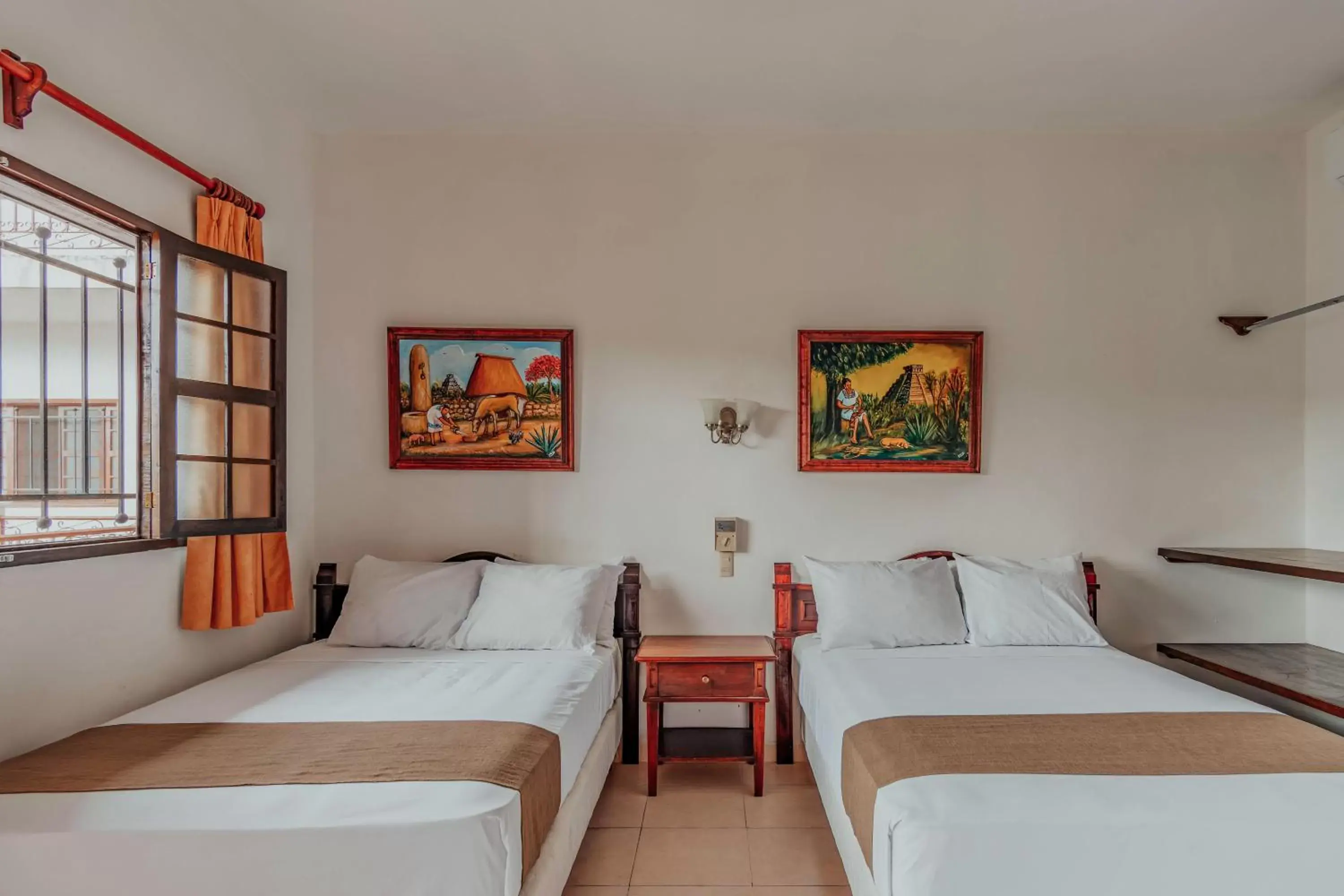 Bedroom, Bed in Hotel Santa María Mérida