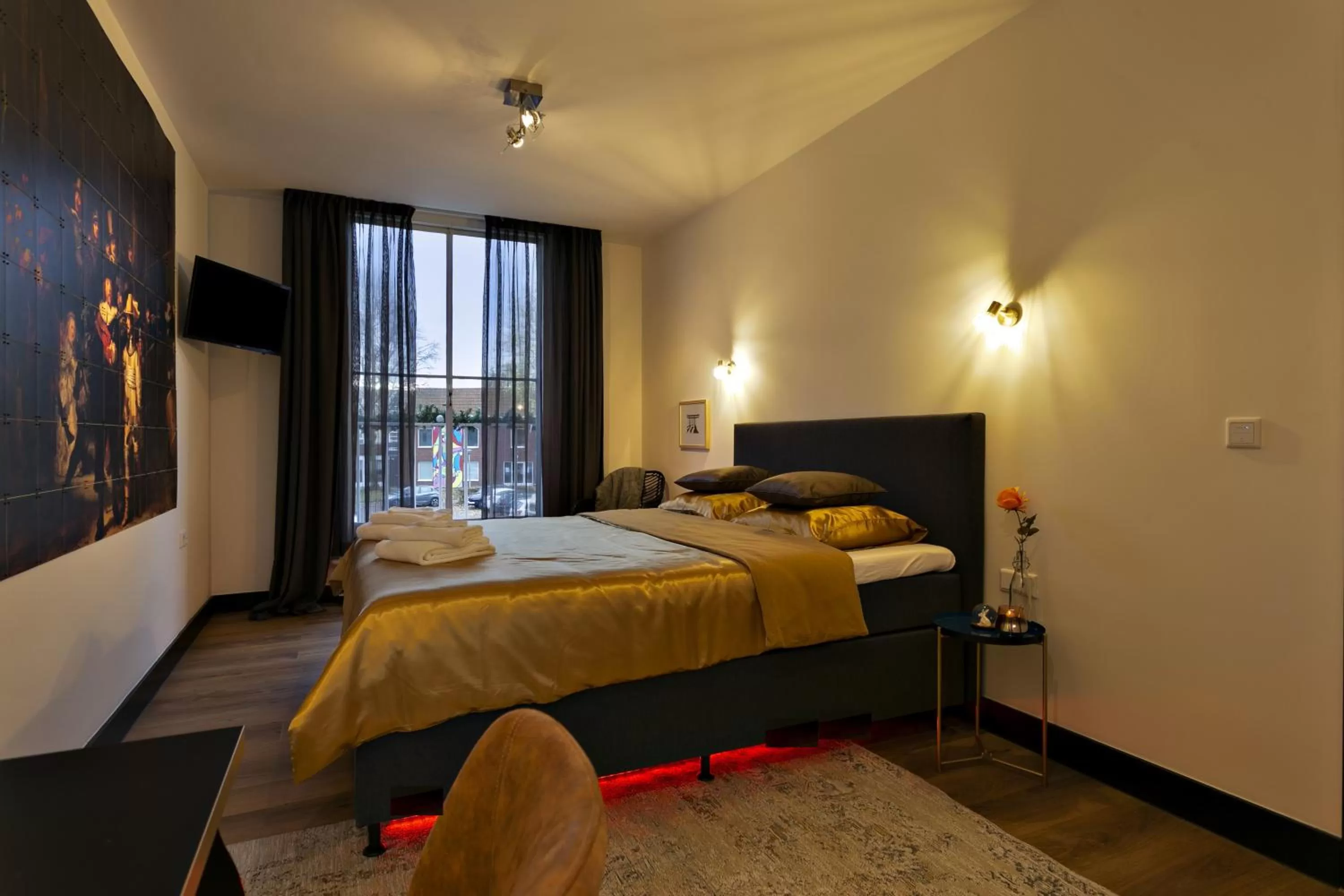 Bedroom, Bed in Stadsslaperij B&B