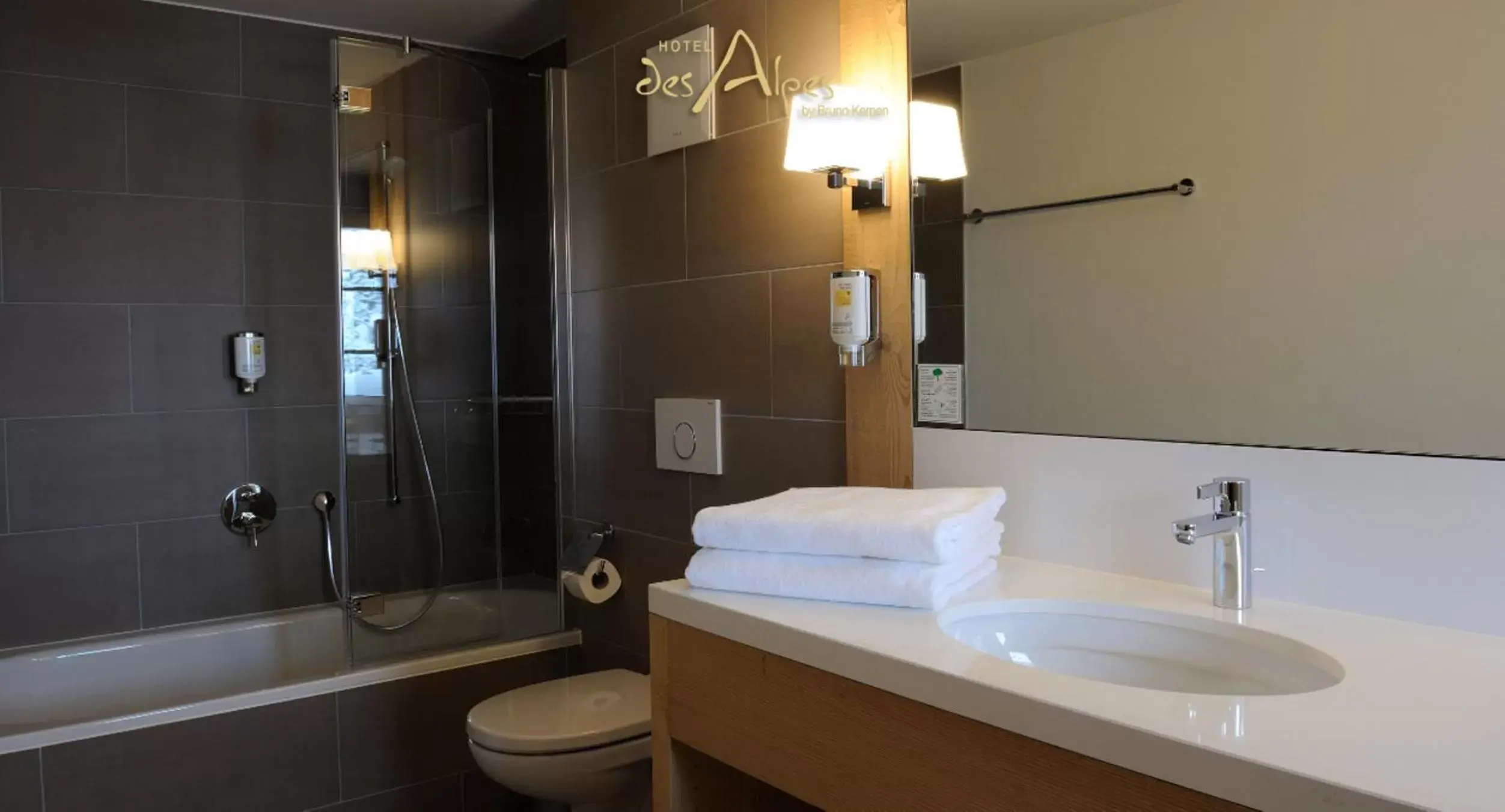 Bathroom in Hotel des Alpes Superieur