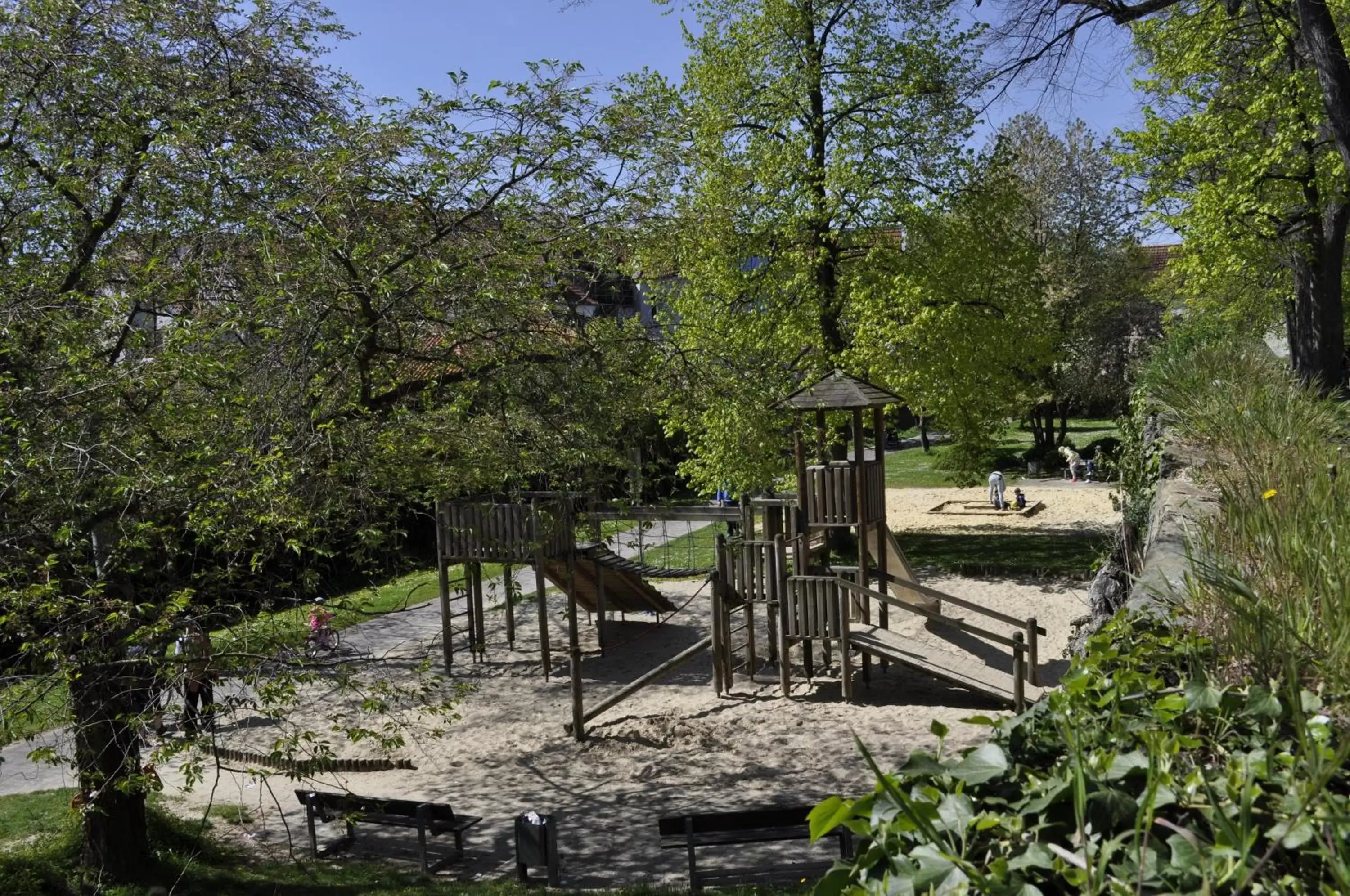 Garden view, Children's Play Area in Hotel am Wall