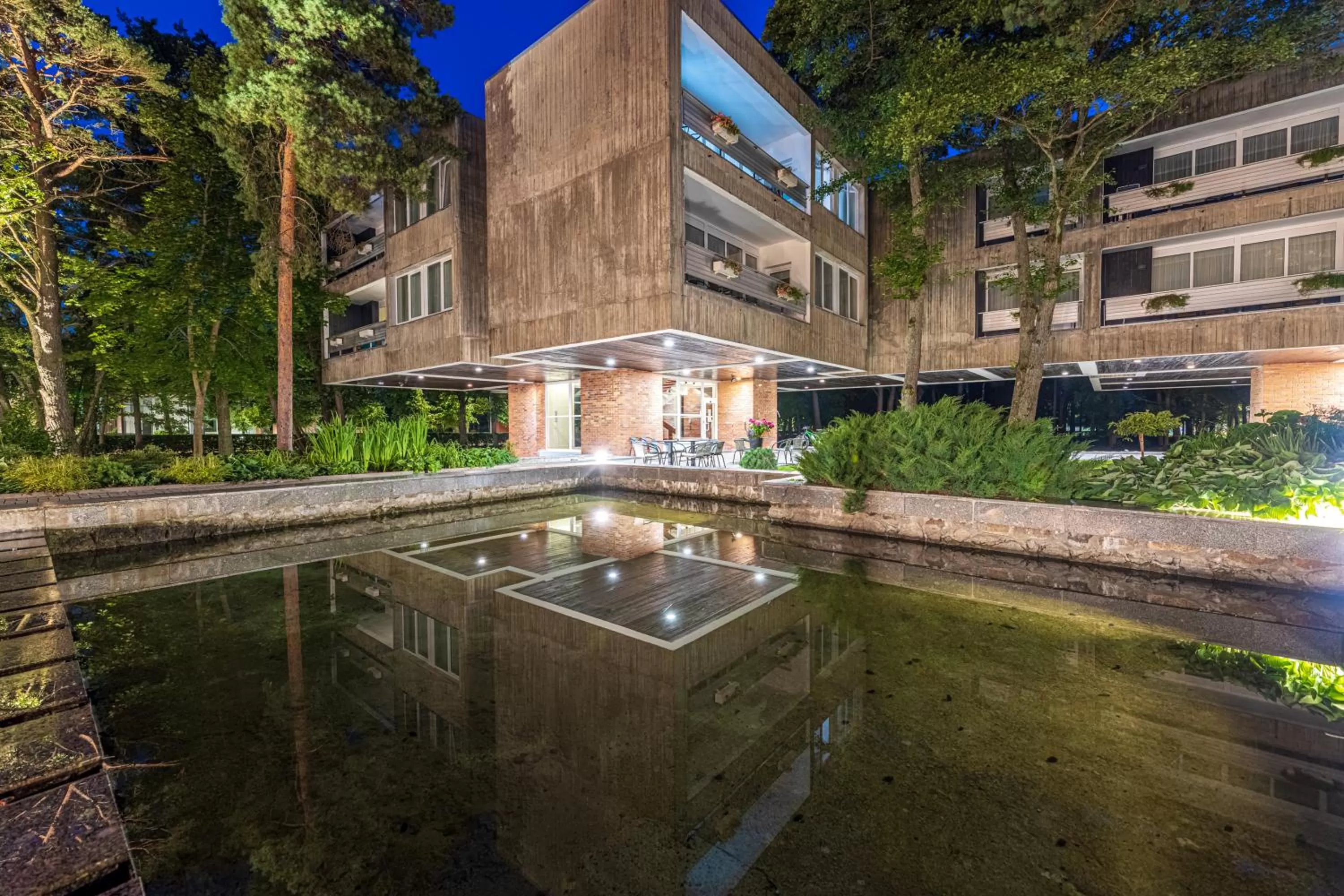 Facade/entrance in Žilvinas Hotel