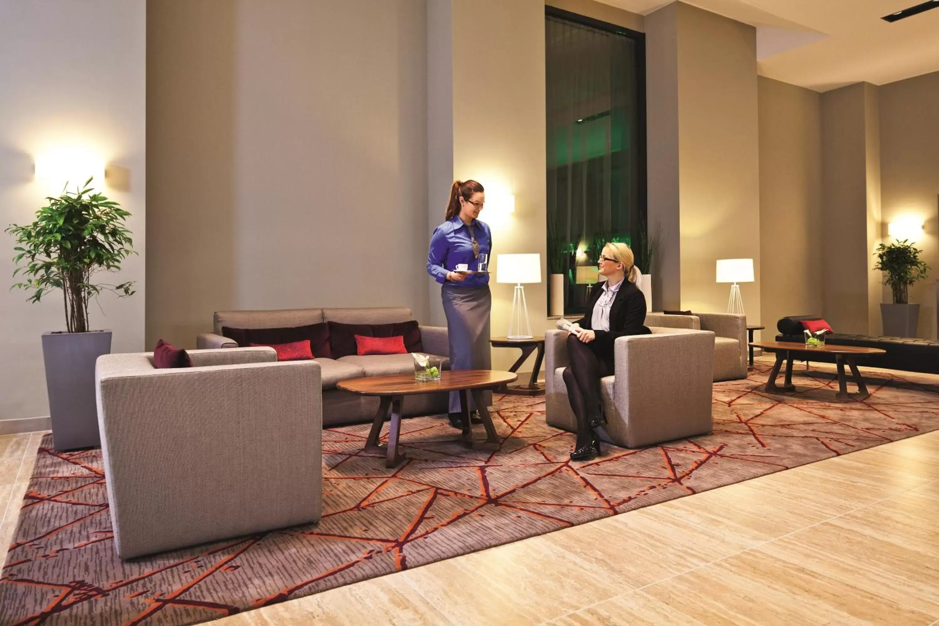 Lobby or reception in Mövenpick Hotel Berlin Am Potsdamer Platz