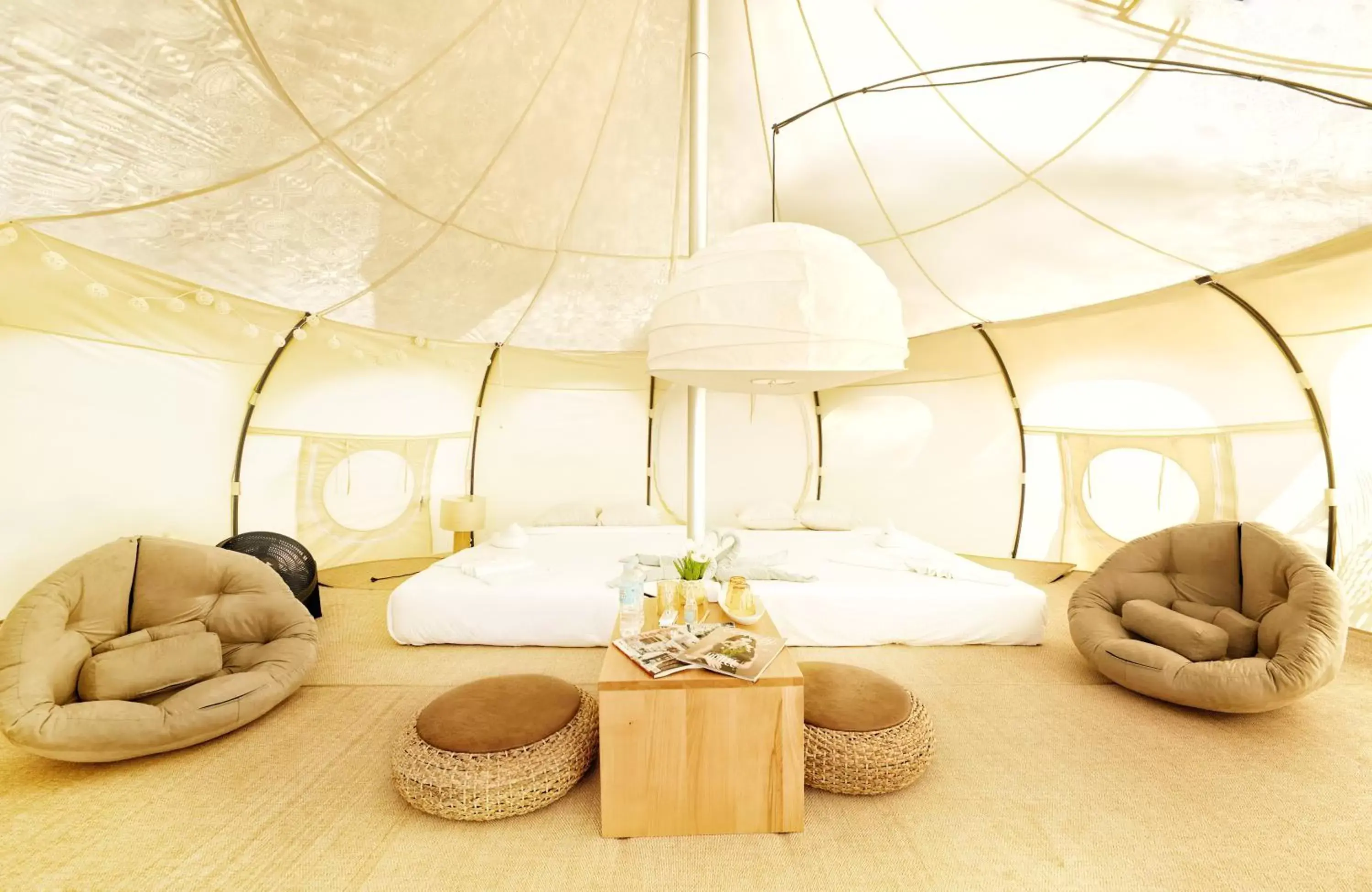 Bed in Nacpan Beach Glamping Managed by H Hospitality Group Bed in Nacpan Beach Glamping Managed by H Hospitality Group