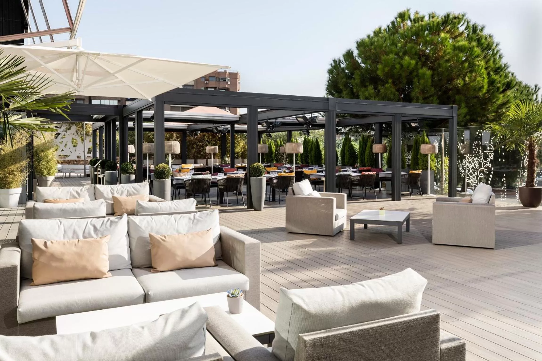 Balcony/Terrace in Hotel Puerta America