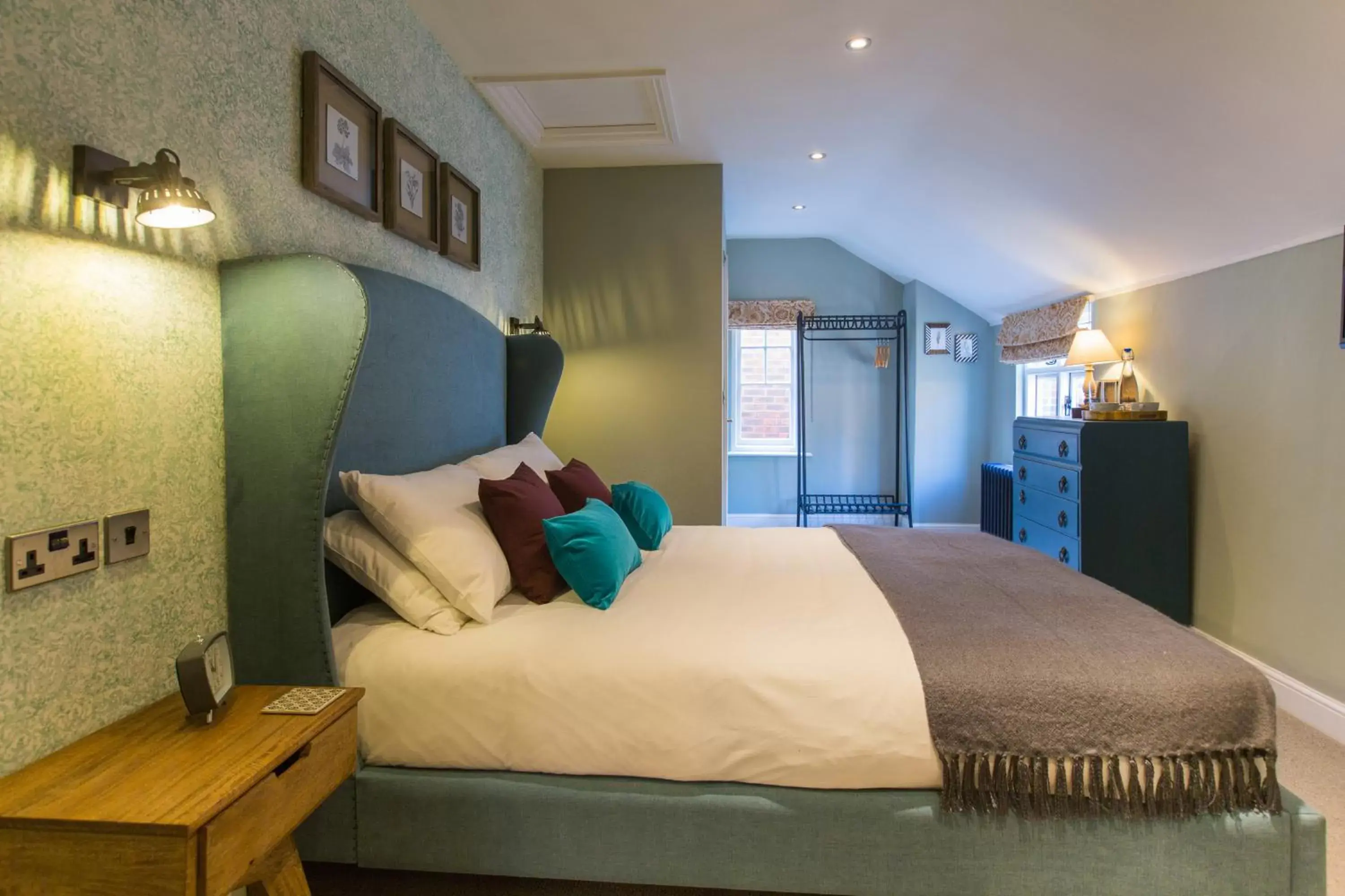 Bedroom, Bed in The Chequers Marlow Bedroom, Bed in The Chequers Marlow