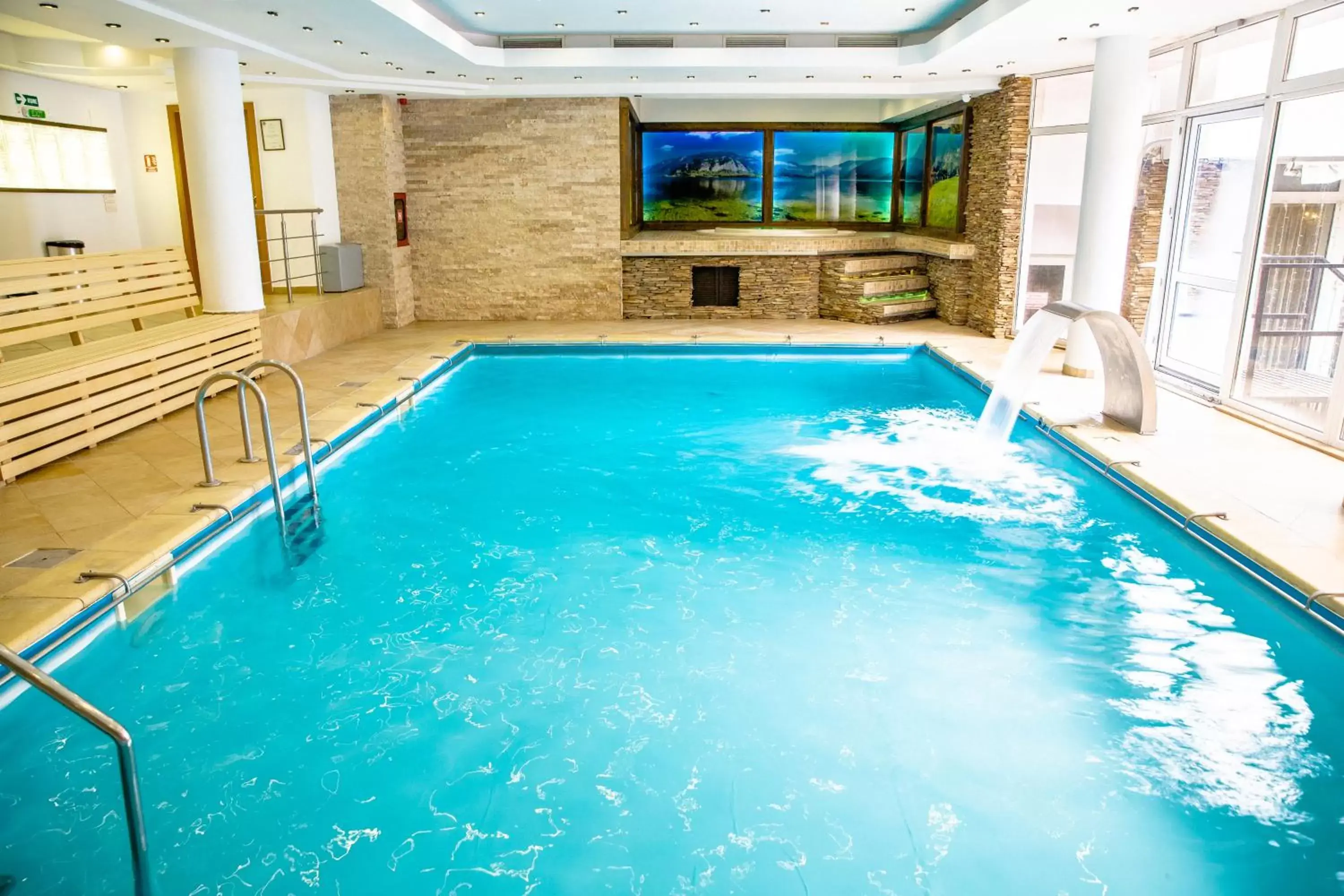 Swimming Pool in Hotel Carpathia