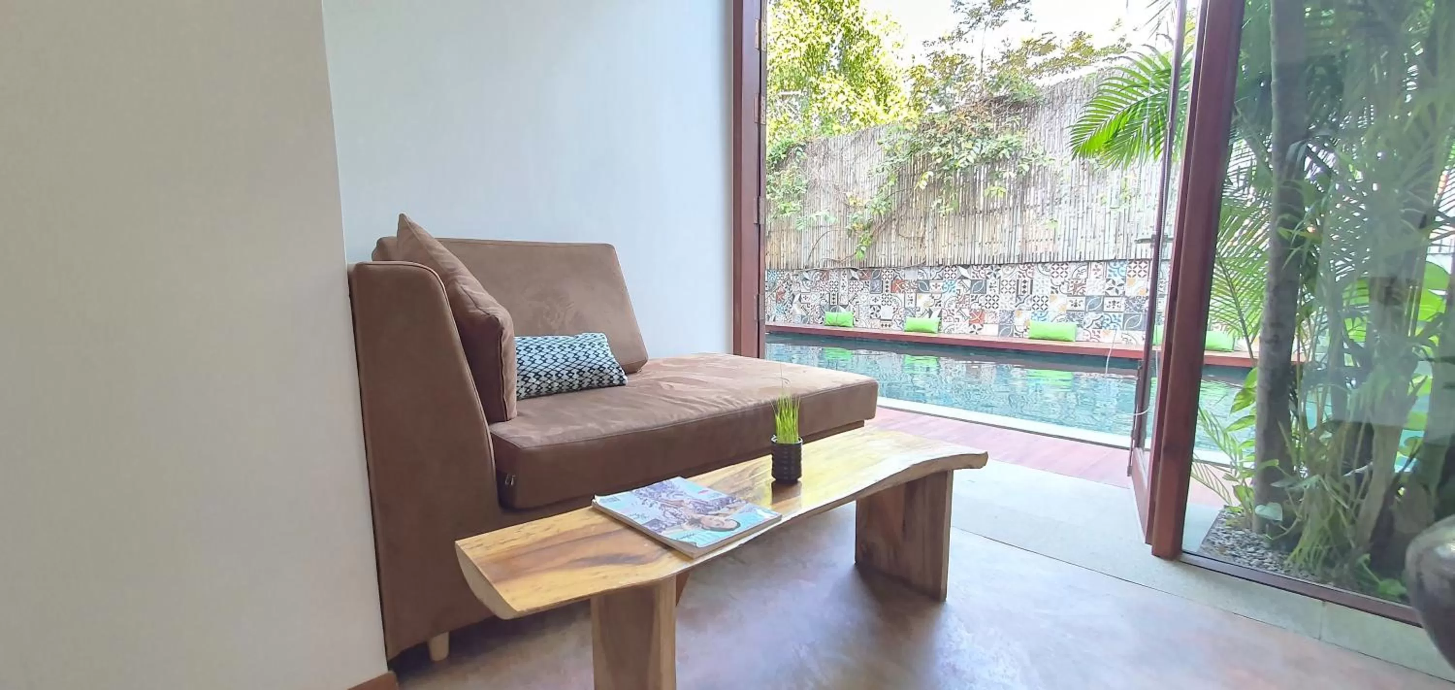 Pool view in Sarina Hotel & Villa