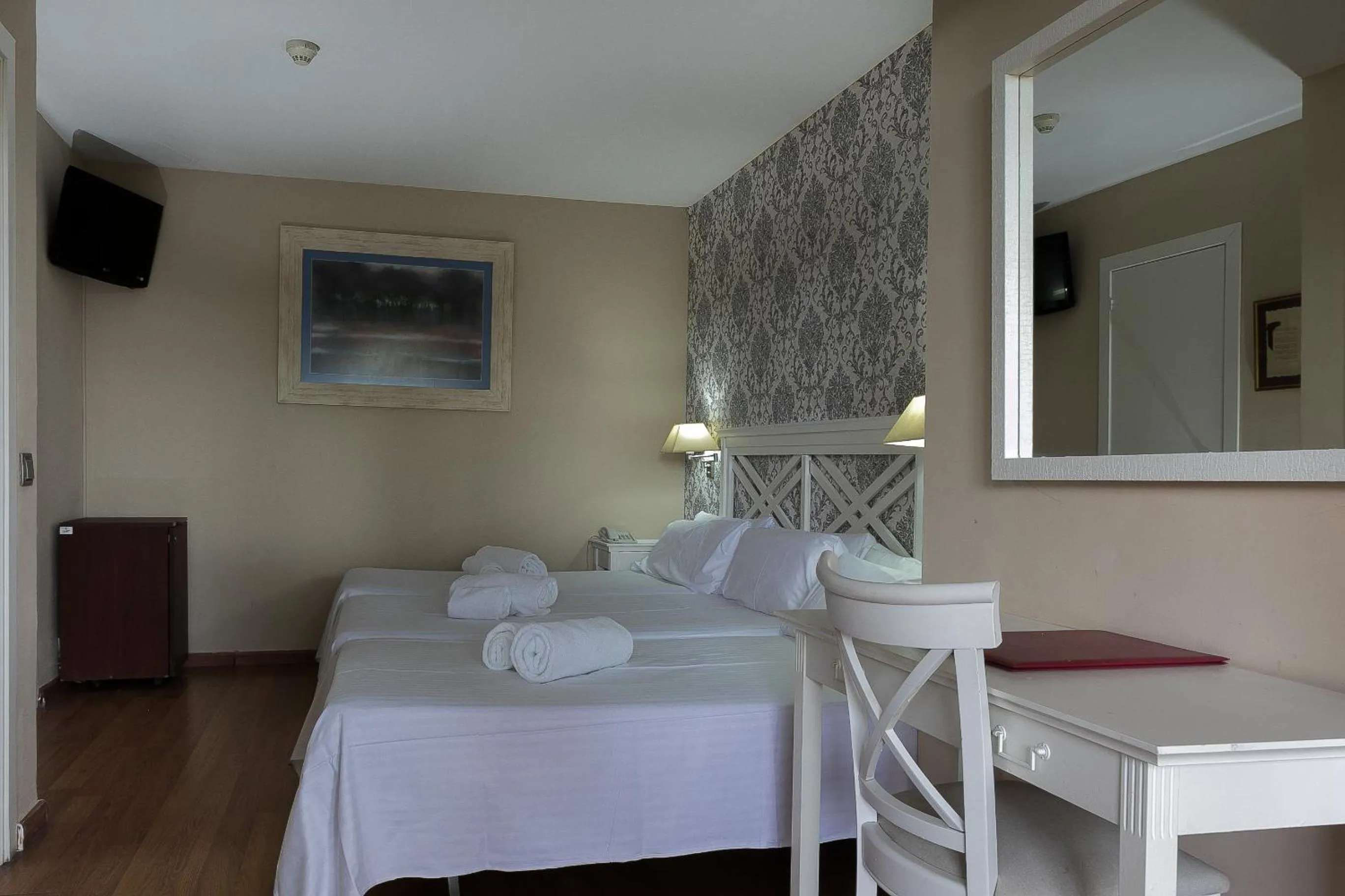 Bed in Hotel El Castell