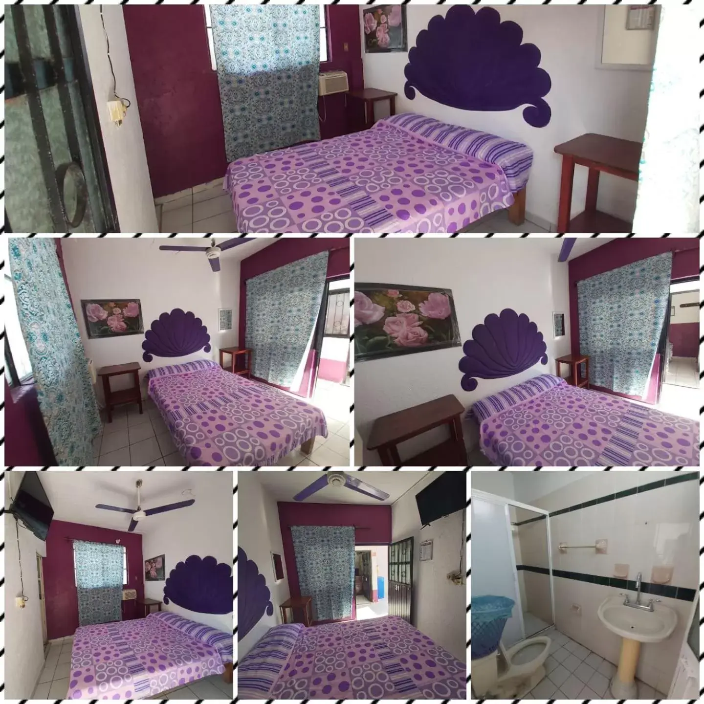 Bed in Hotel Ayalamar Manzanillo