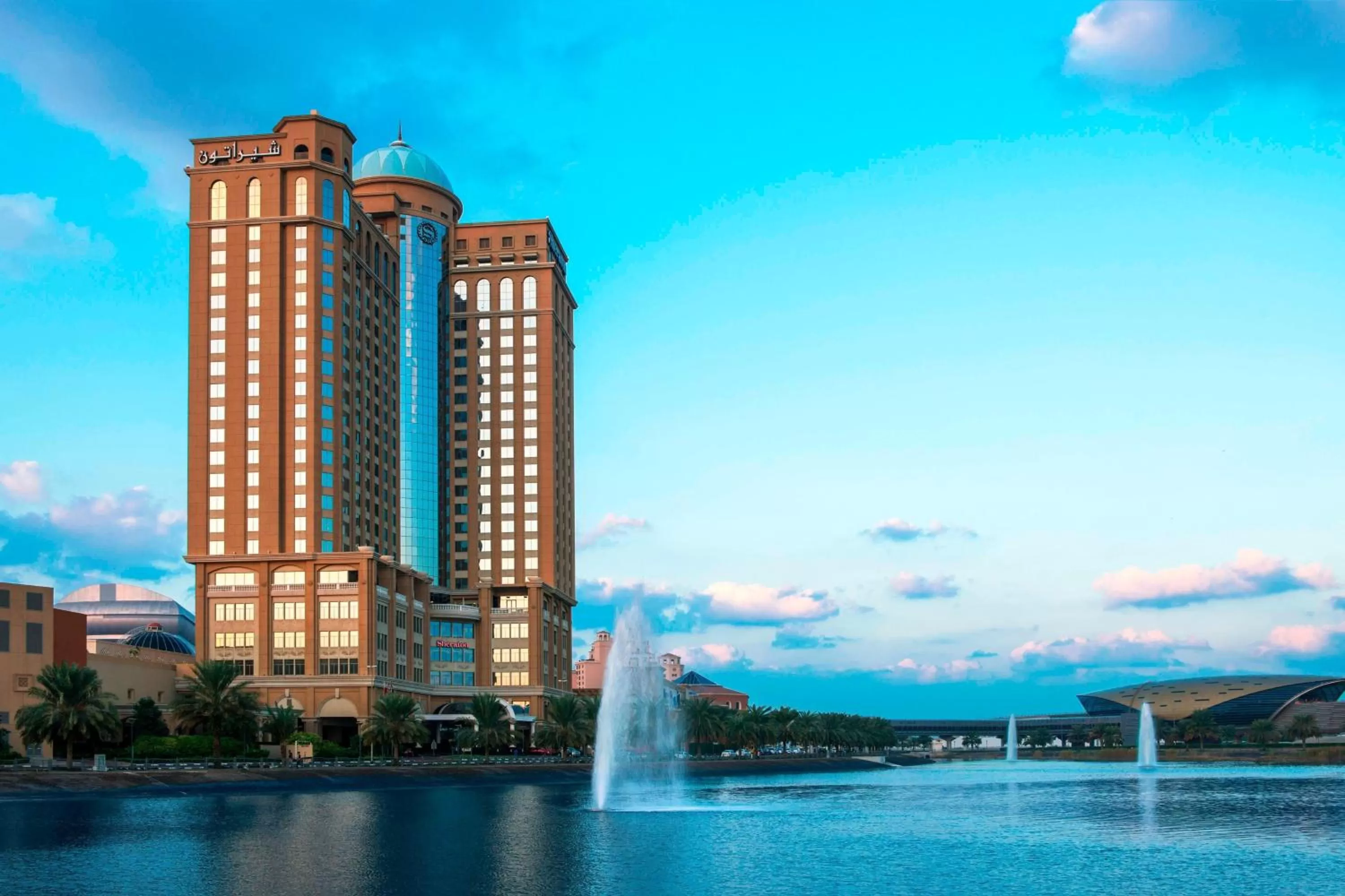 Property building in Sheraton Mall of the Emirates Hotel, Dubai