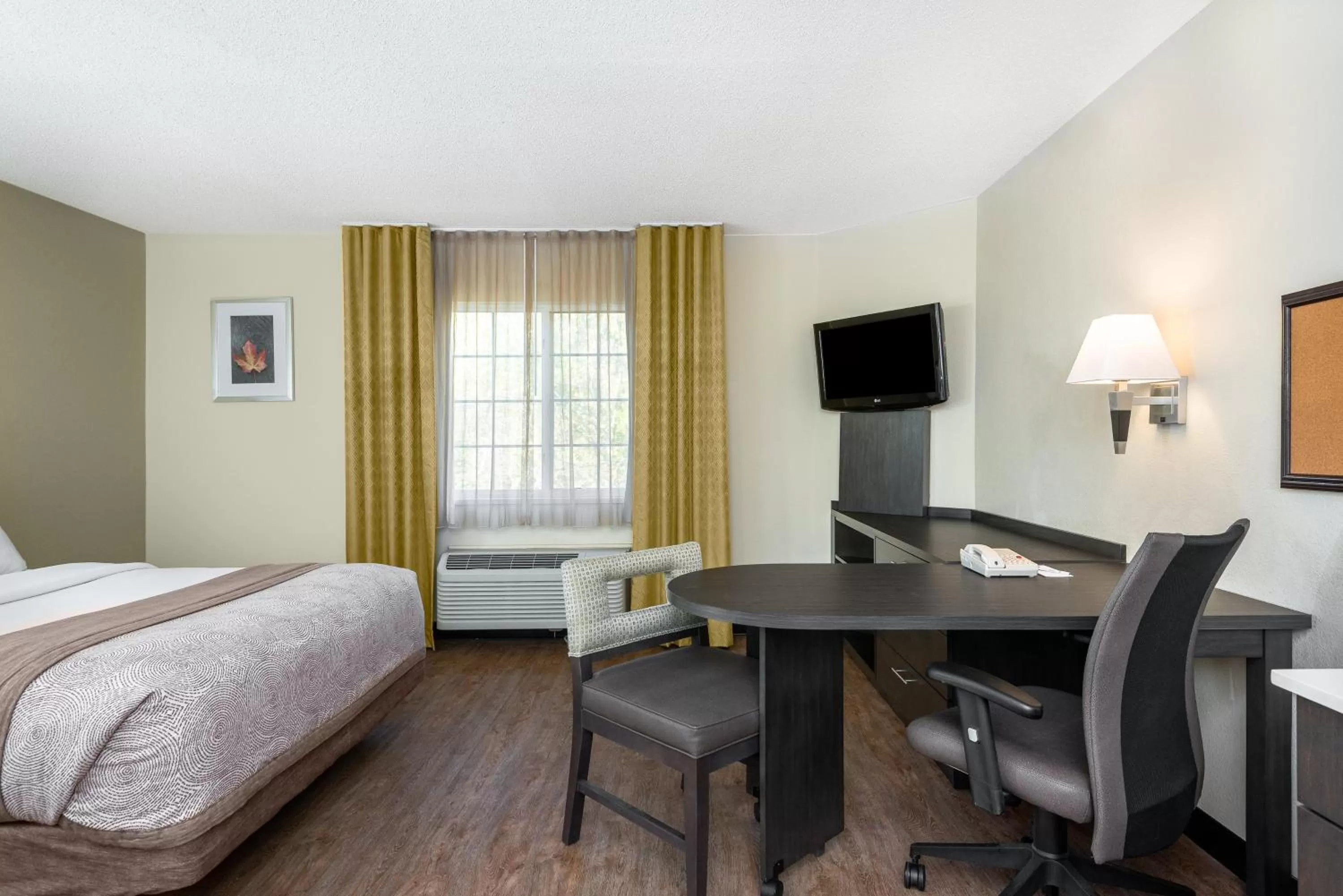 Photo of the whole room, Bed in Candlewood Suites Durham - RTP by IHG