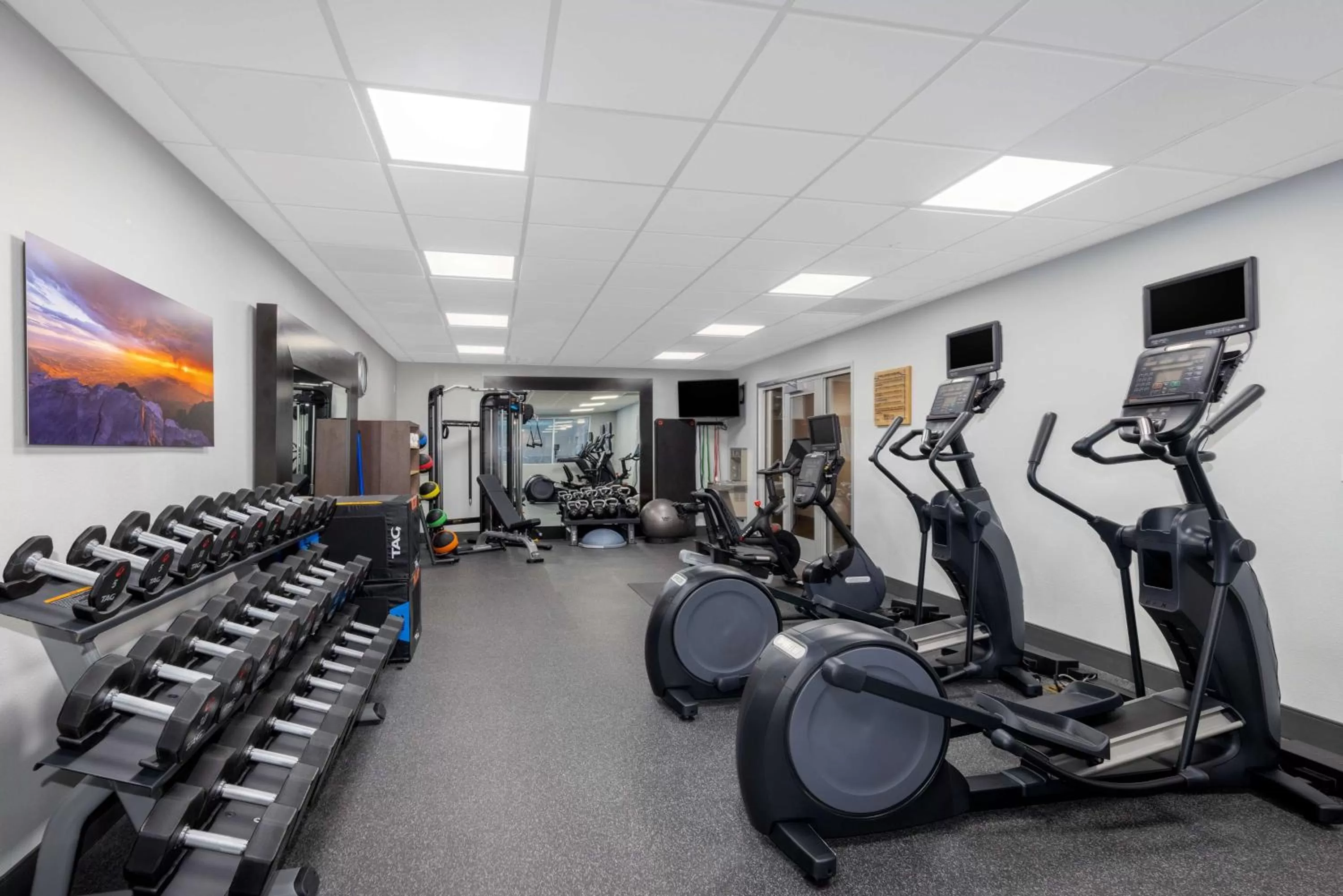Fitness centre/facilities in Hilton Garden Inn Albuquerque/Journal Center