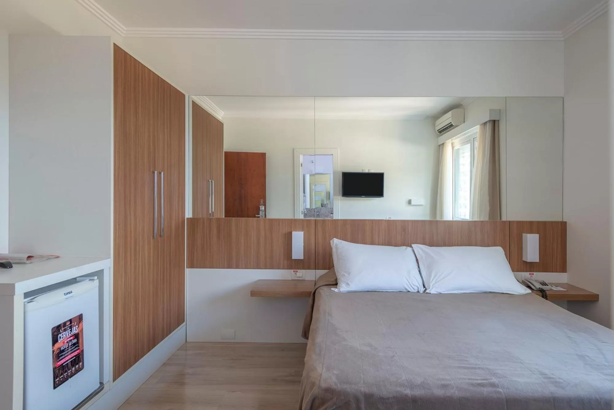 Bed in Hotel Glória Blumenau