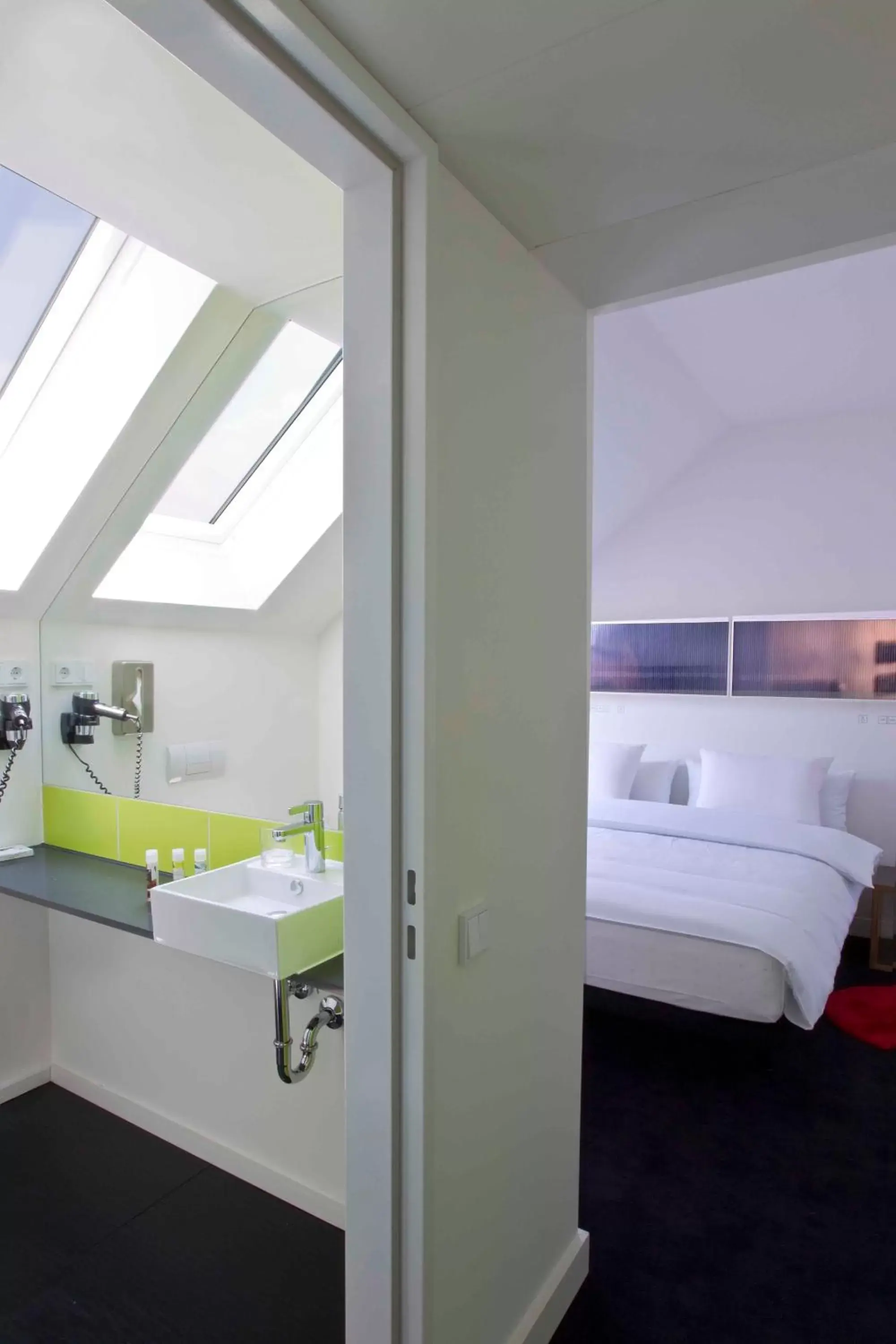 Bed in Hotel Gat Point Charlie Bed in Hotel Gat Point Charlie