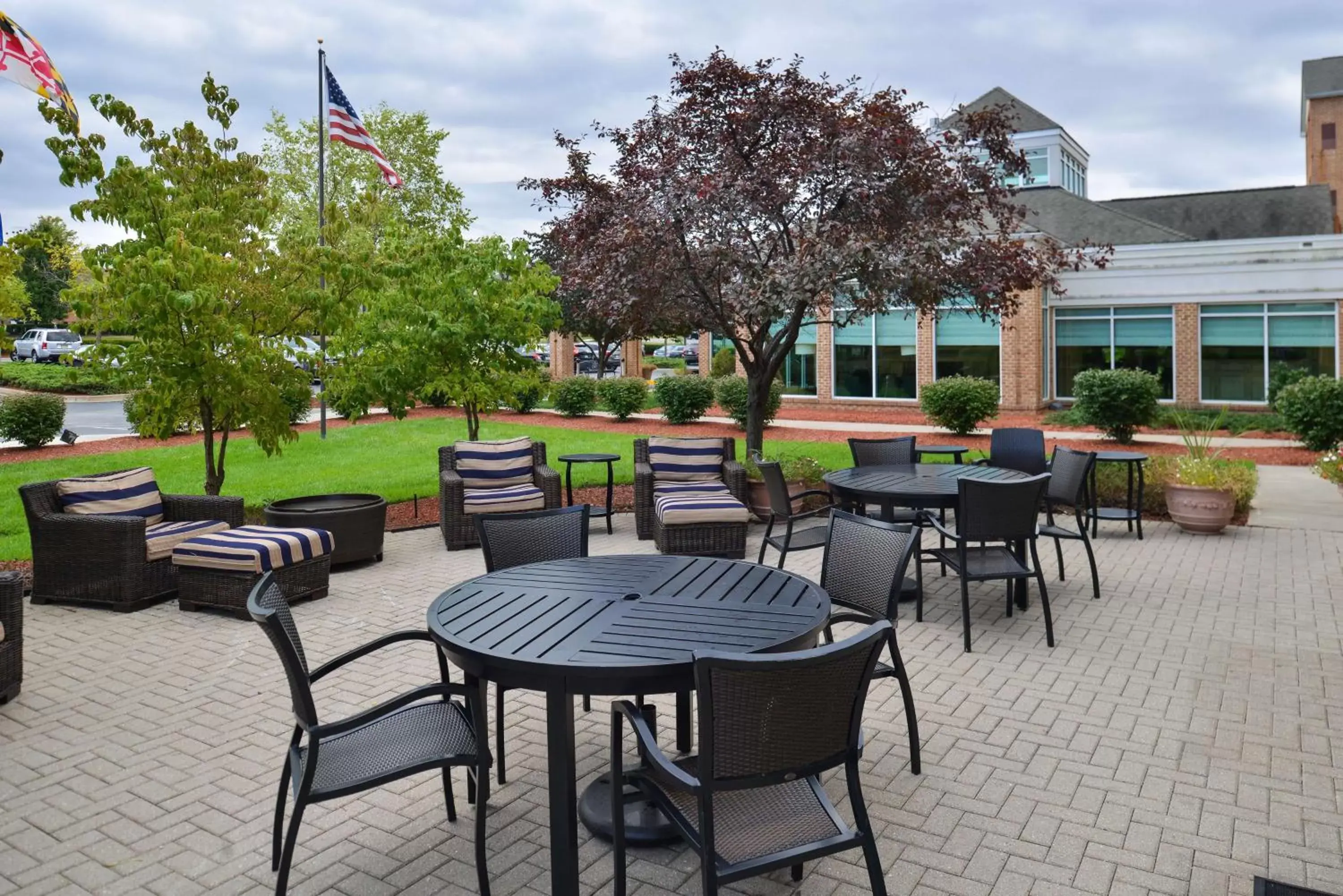 Patio in Hilton Garden Inn Columbia