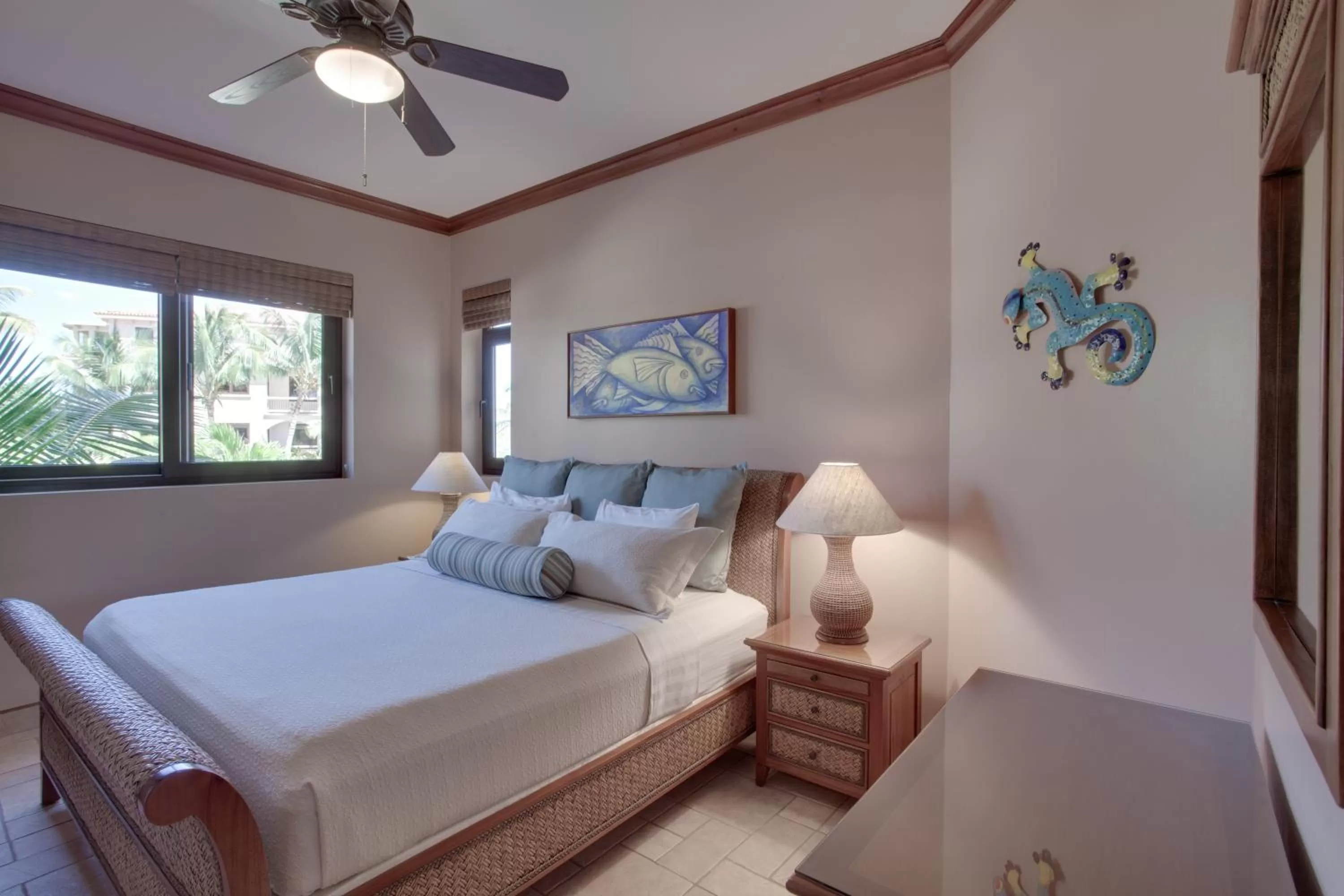 Bed in Coco Beach Resort