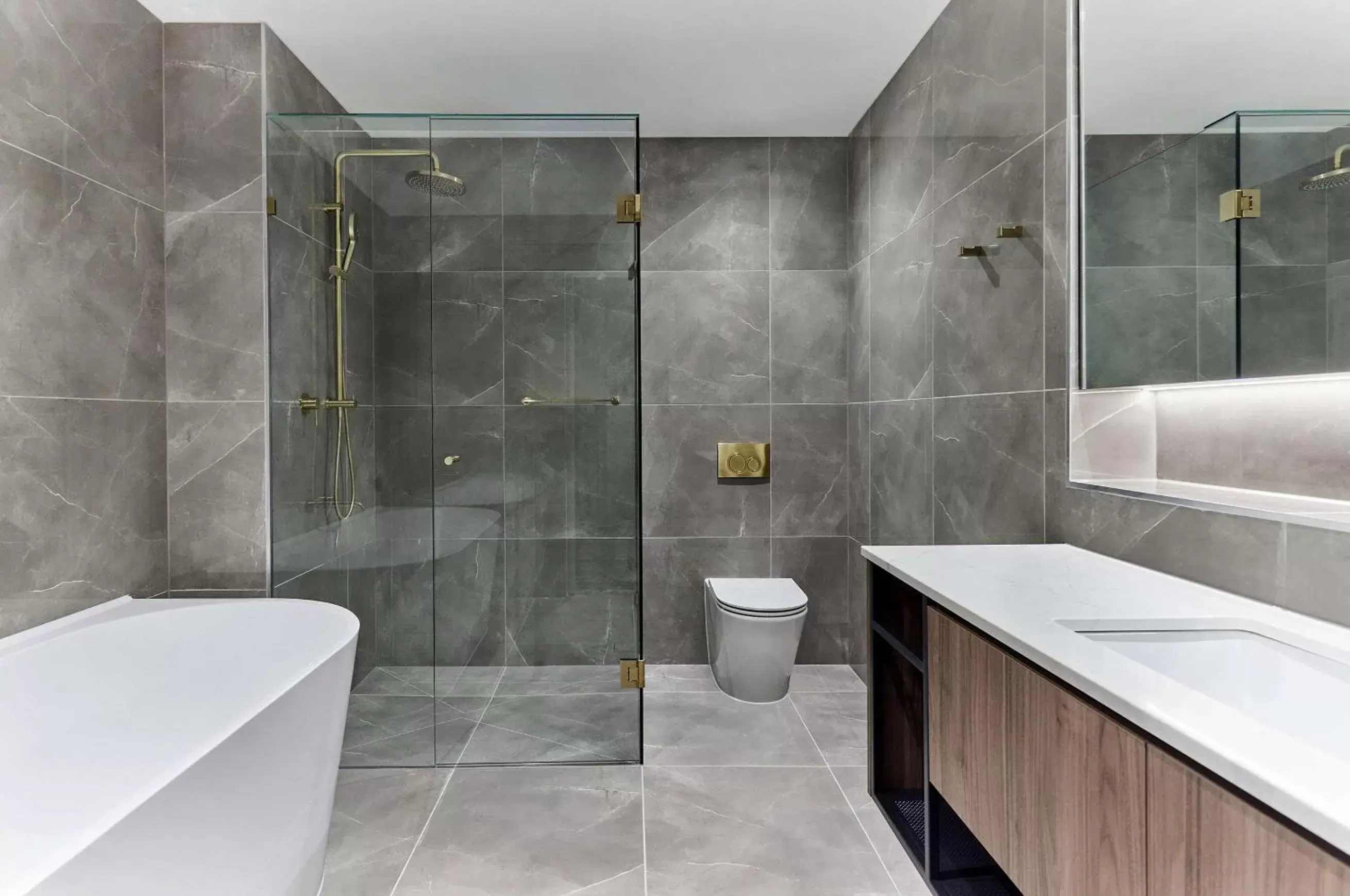 Bedroom, Bathroom in Adina Apartment Hotel Melbourne, Pentridge
