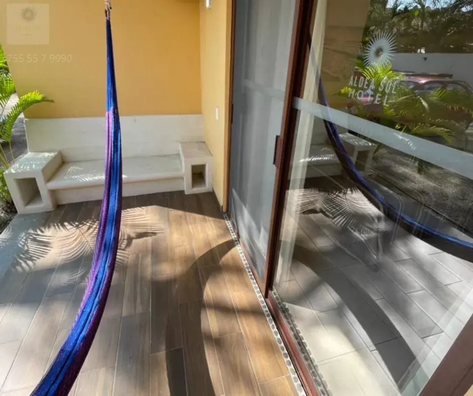 Balcony/Terrace in Hotel Aldea Sol