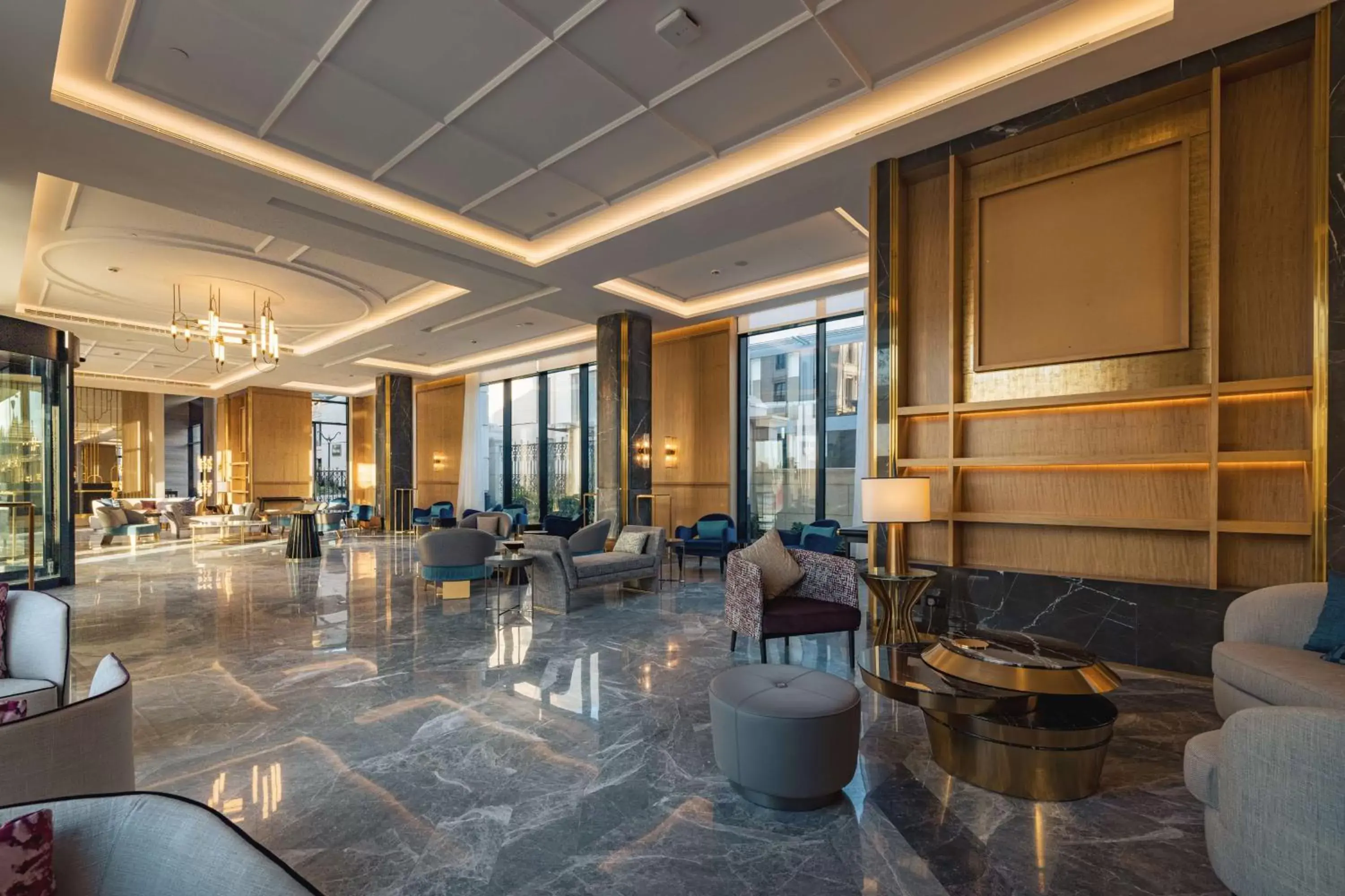 Lobby or reception in Mansard Riyadh, a Radisson Collection Hotel