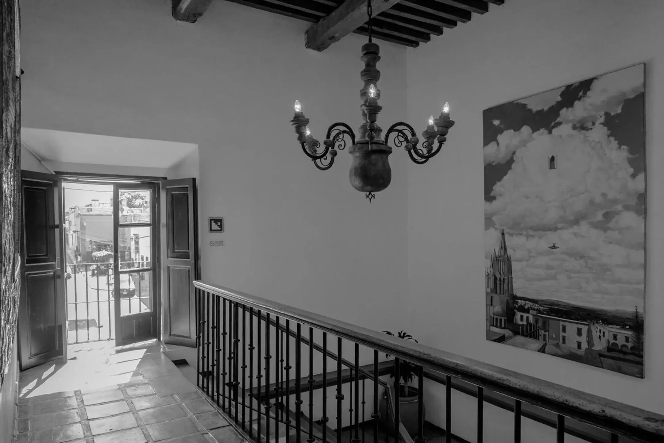 Lobby or reception in Hotel La Morada