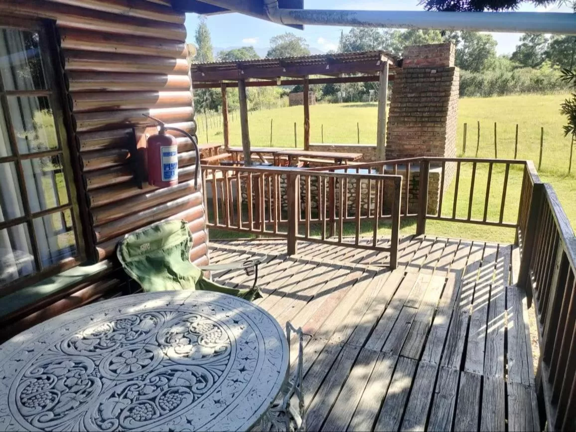 Balcony/Terrace in Blue Mountain Farm Lodge, Cabins & Cottages