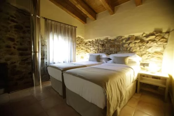 Bed in Hotel Can Panyella