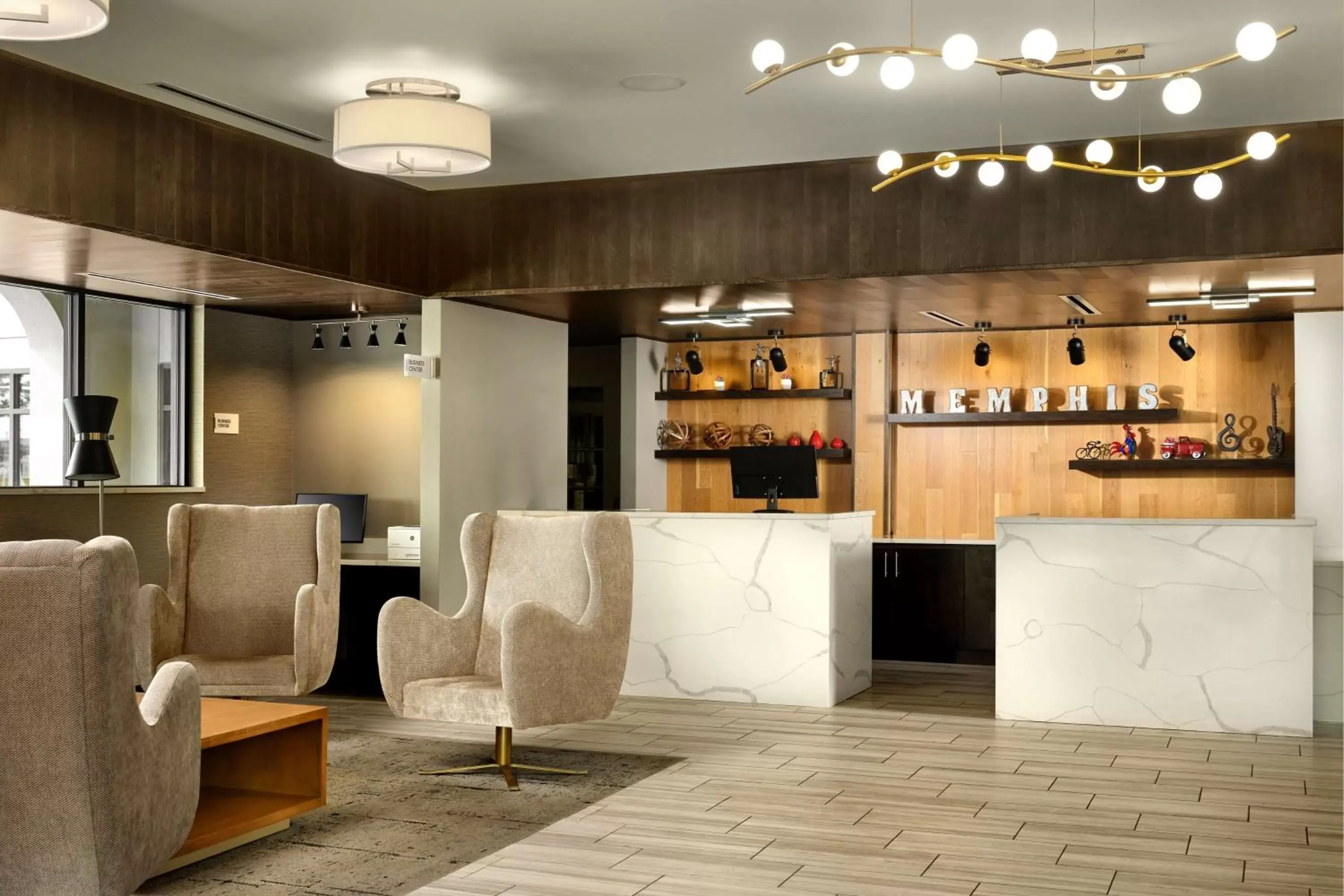 Lobby or reception, Lounge/Bar in Radisson Hotel West Memphis
