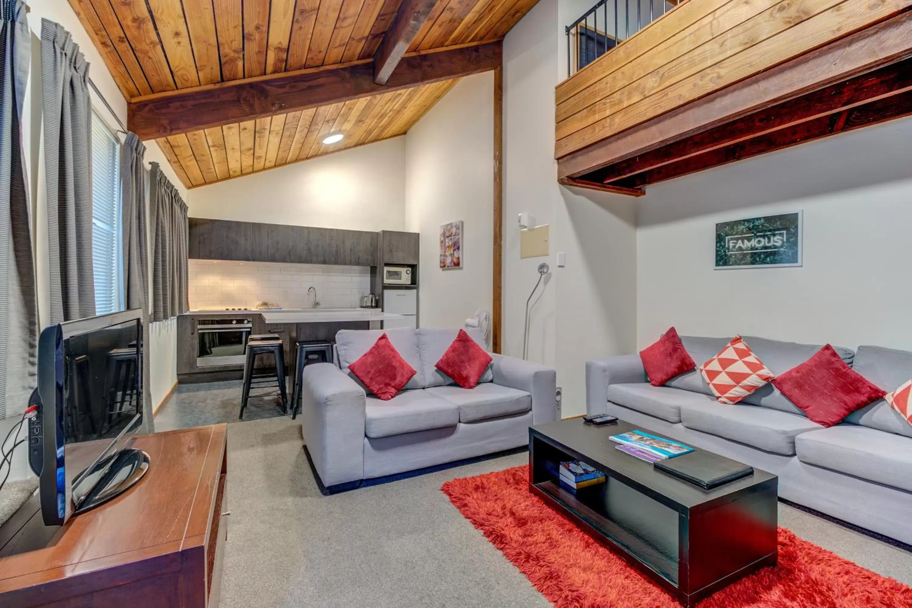 Living room, Seating Area in The Lofts Apartments