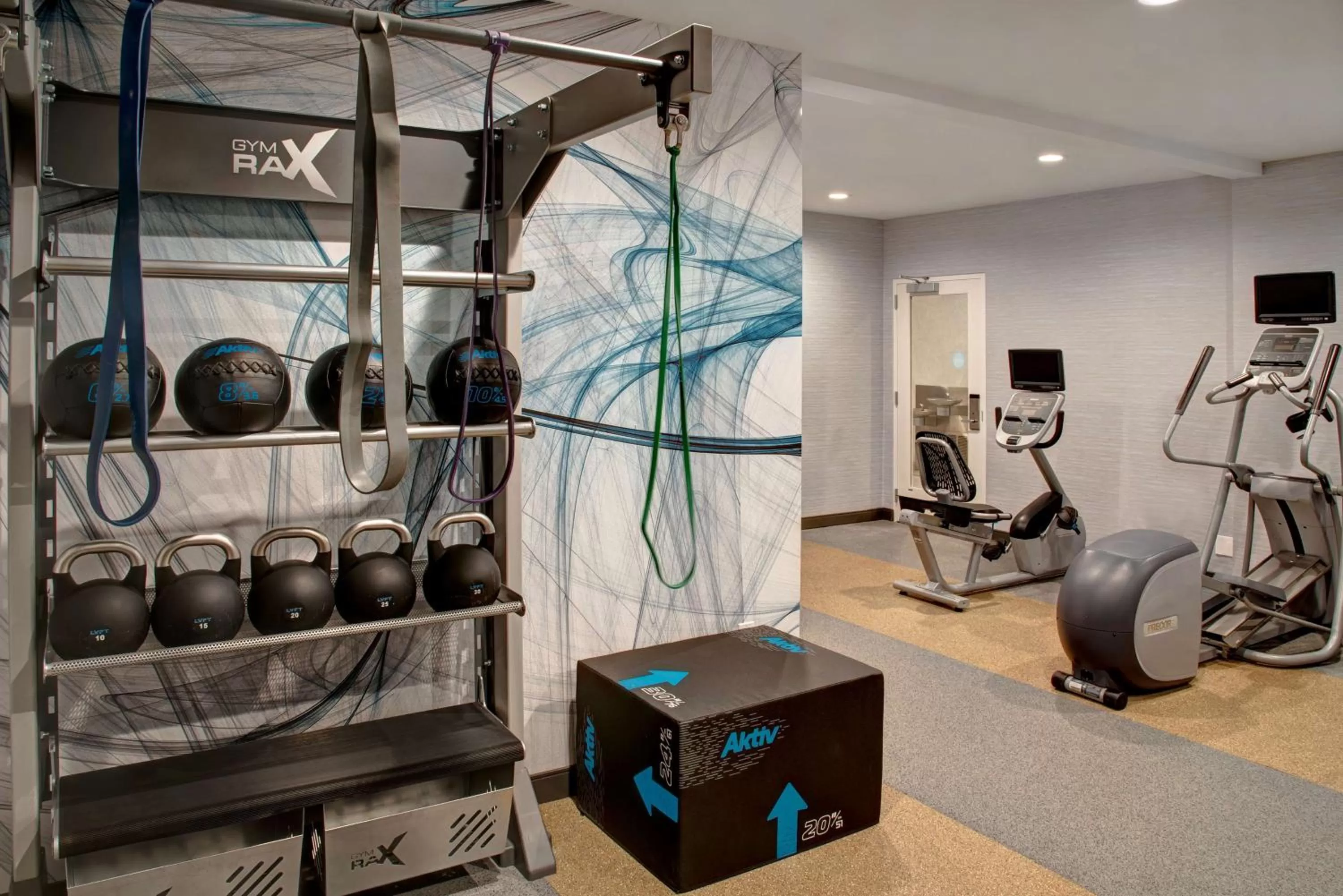 Fitness centre/facilities in Hilton Garden Inn Kansas City/Kansas