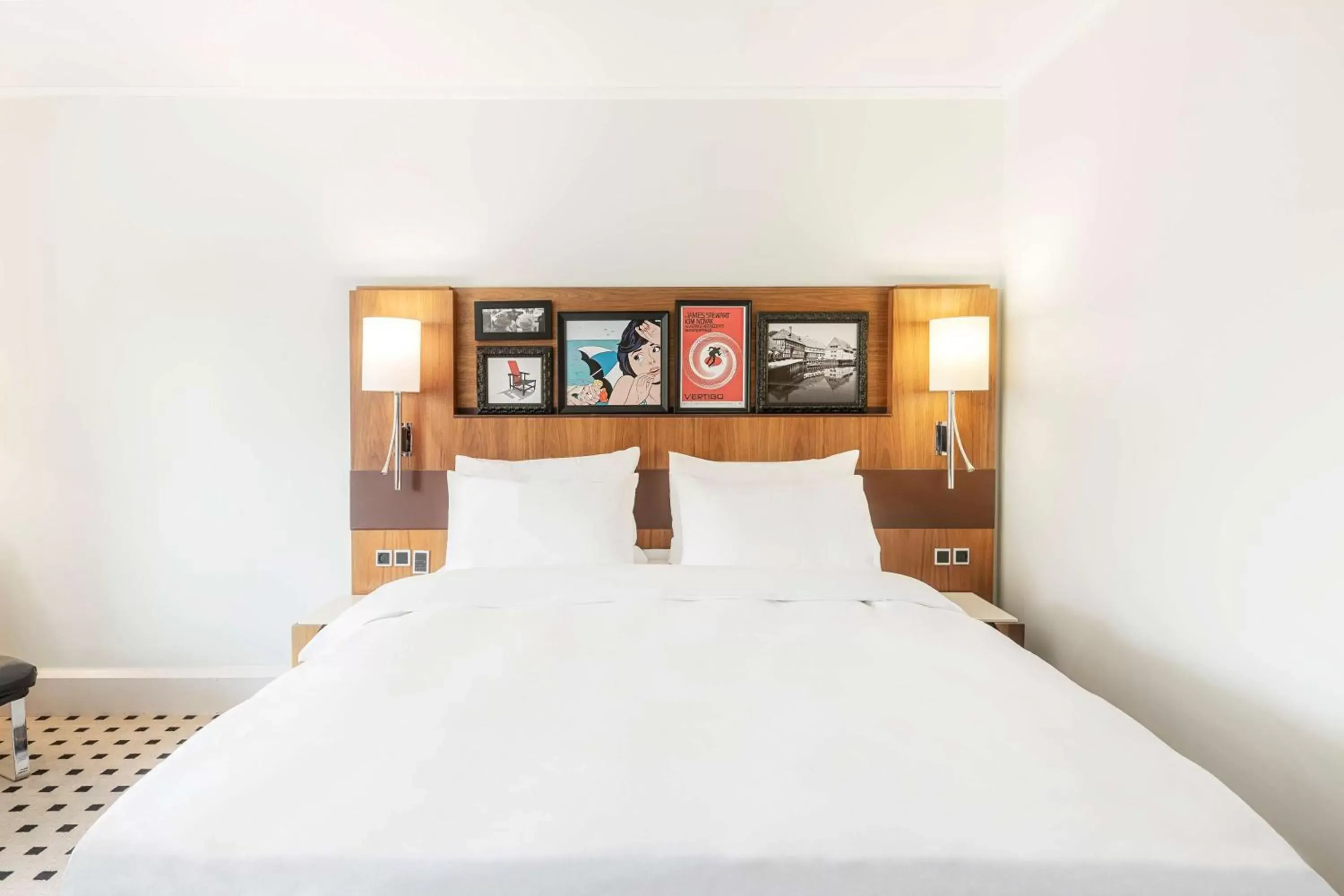 Bed in Radisson Blu Scandinavia Hotel Aarhus Bed in Radisson Blu Scandinavia Hotel Aarhus