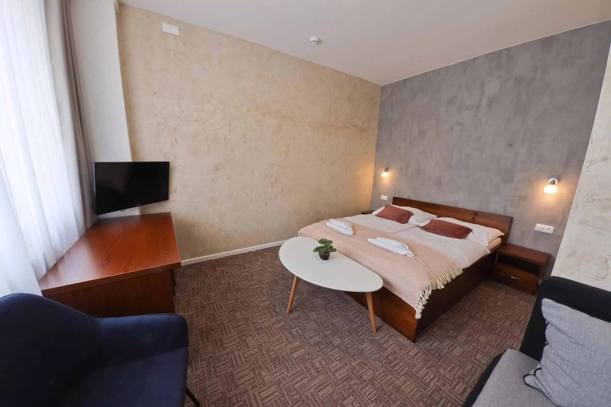 Bed in Hotel Slanica