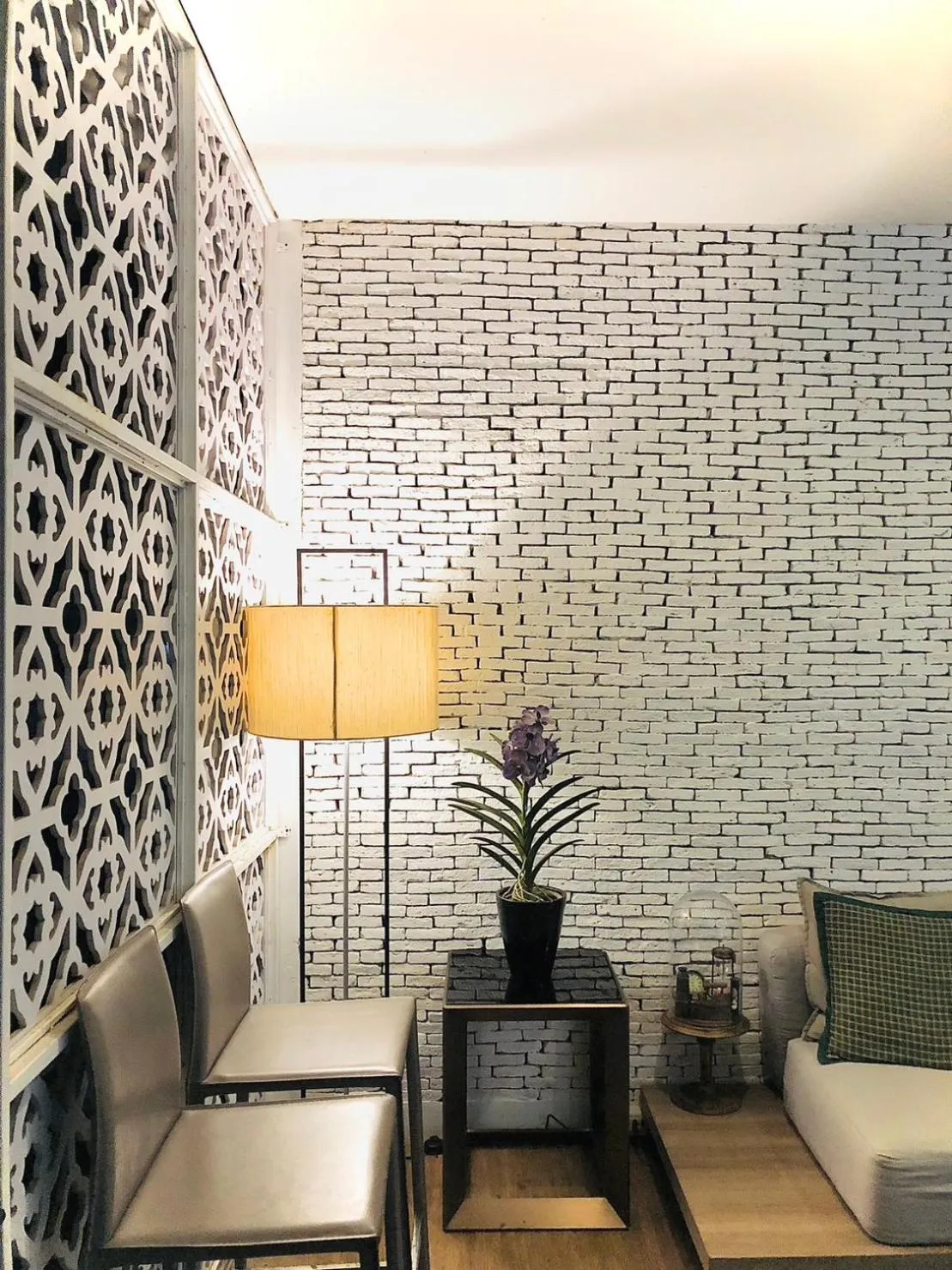 Seating area in The Rubber Hotel Phuket