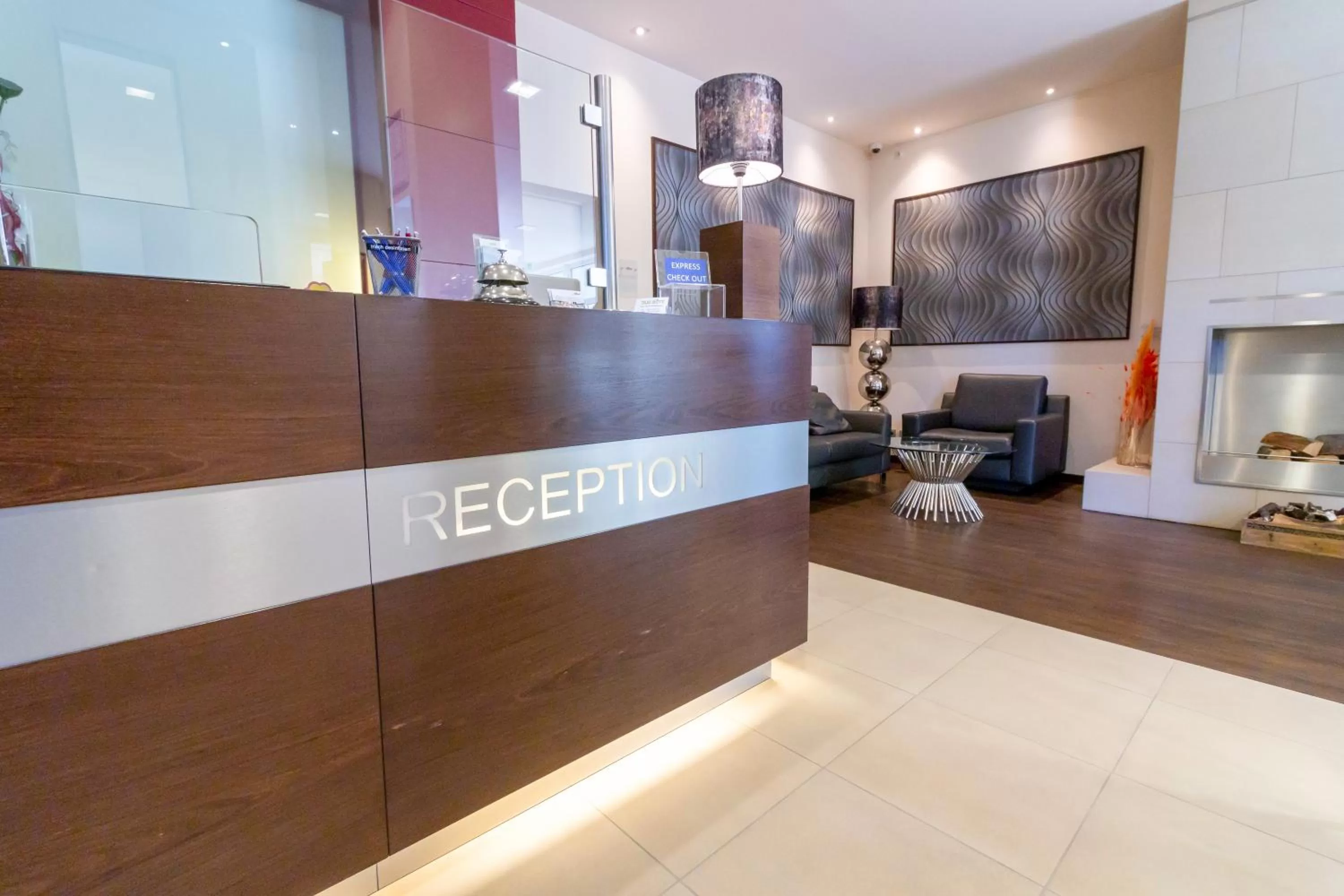 Lobby or reception in Der Seehof