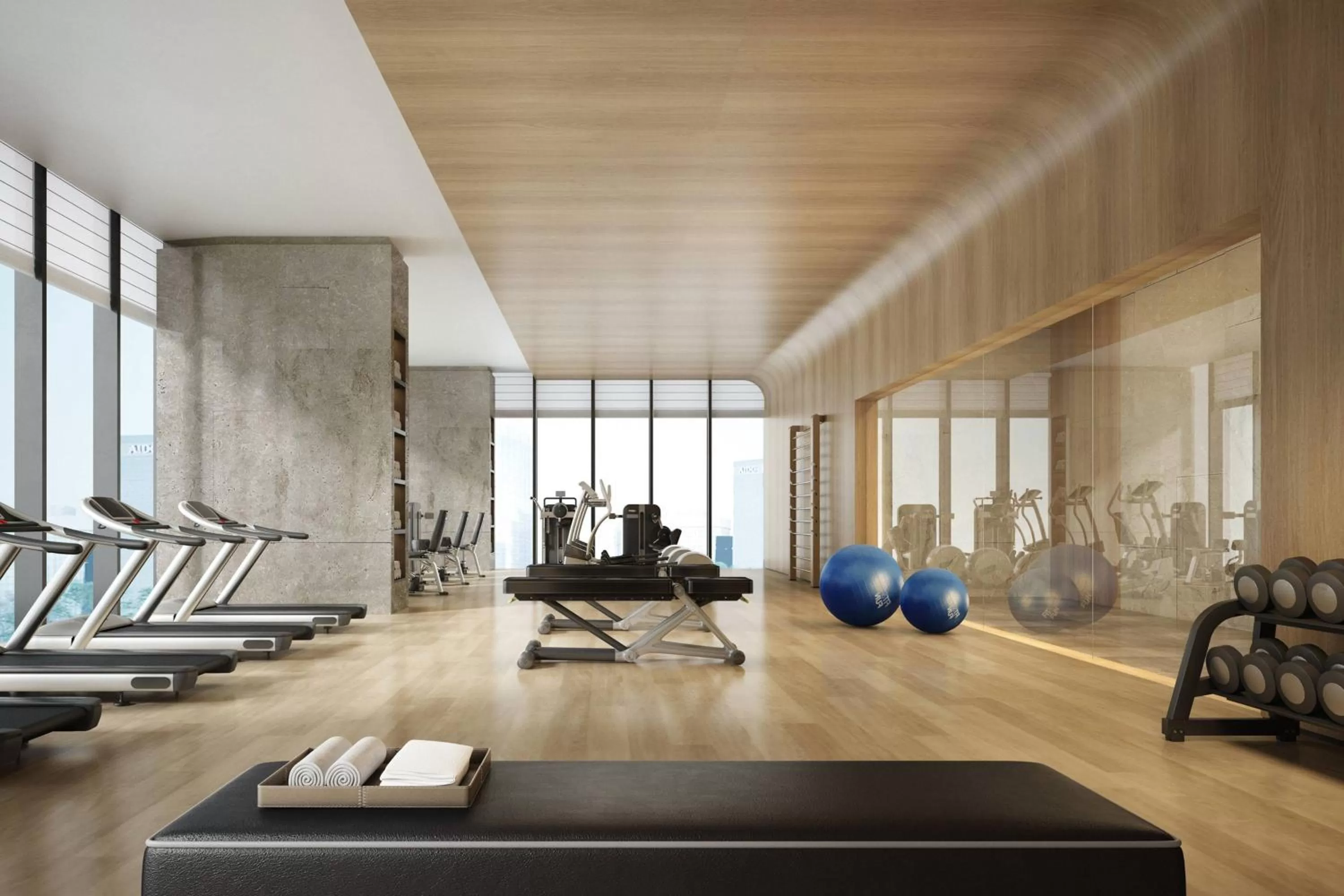 Fitness centre/facilities in Courtyard by Marriott Luoyang