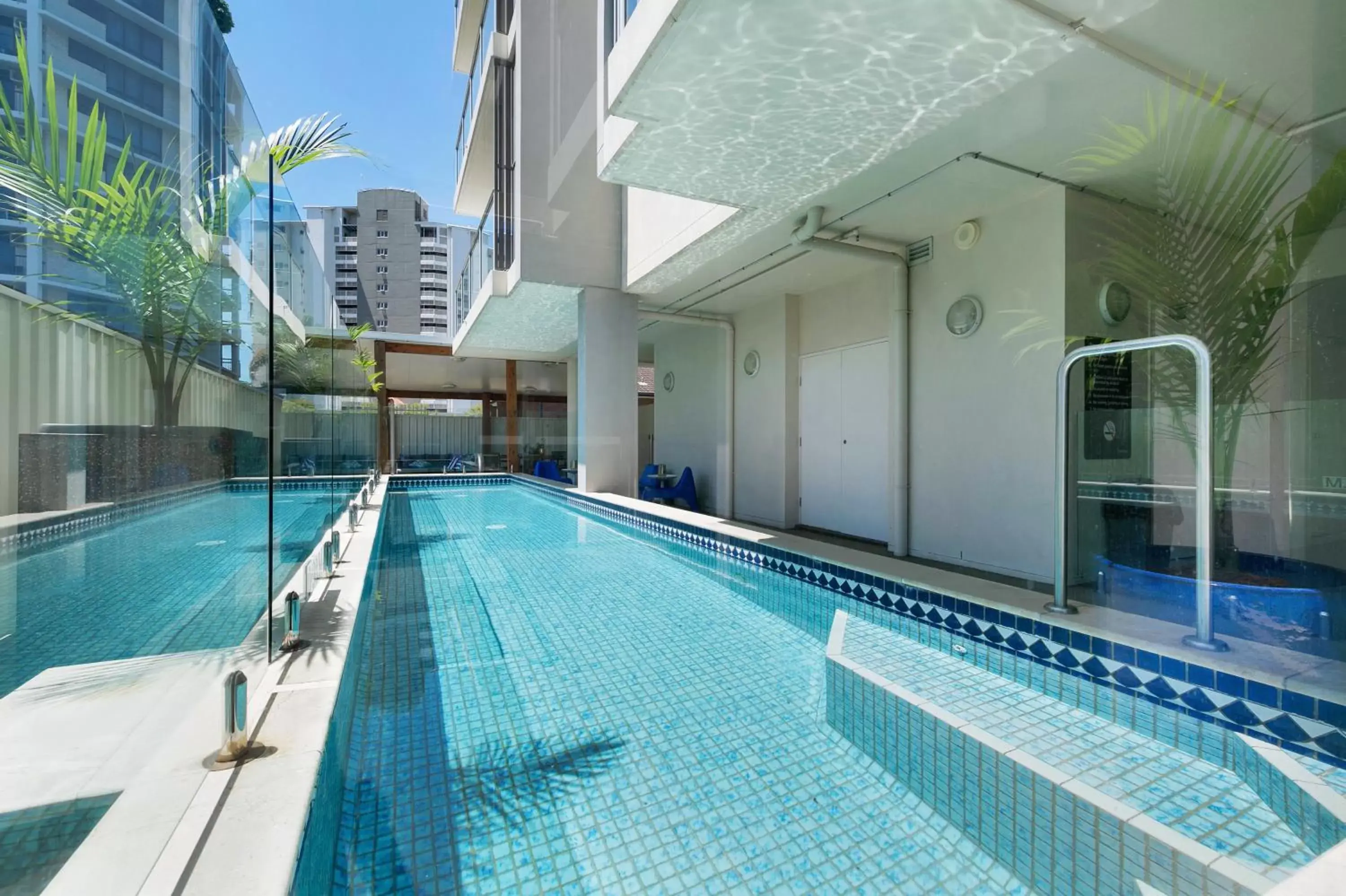 Patio, Swimming Pool in Quest South Brisbane