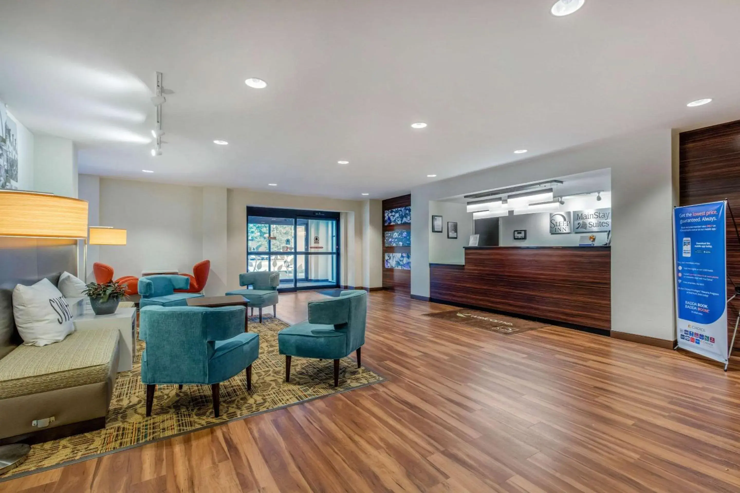 Lobby or reception in MainStay Suites St. Louis - Airport