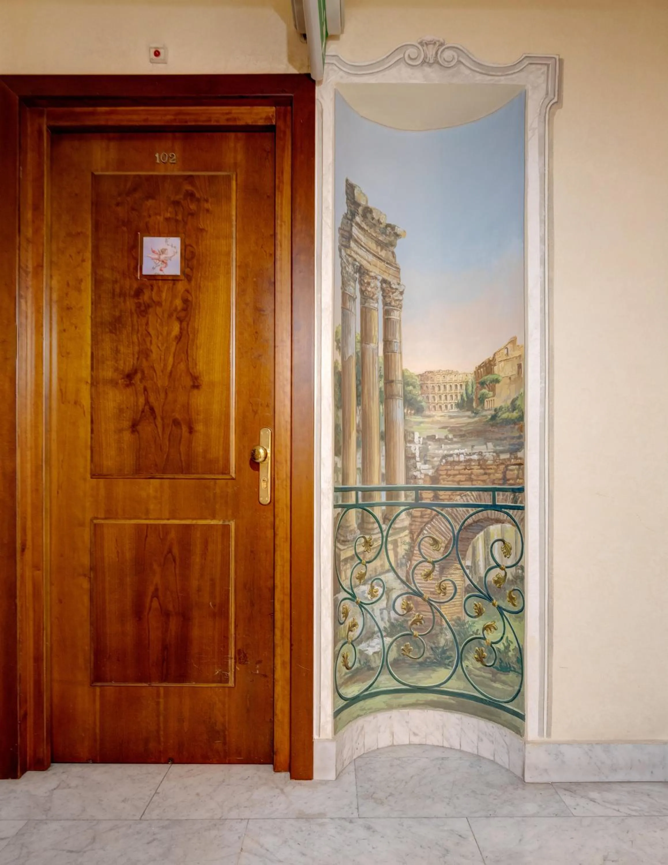 Decorative detail in Hotel Amalfi