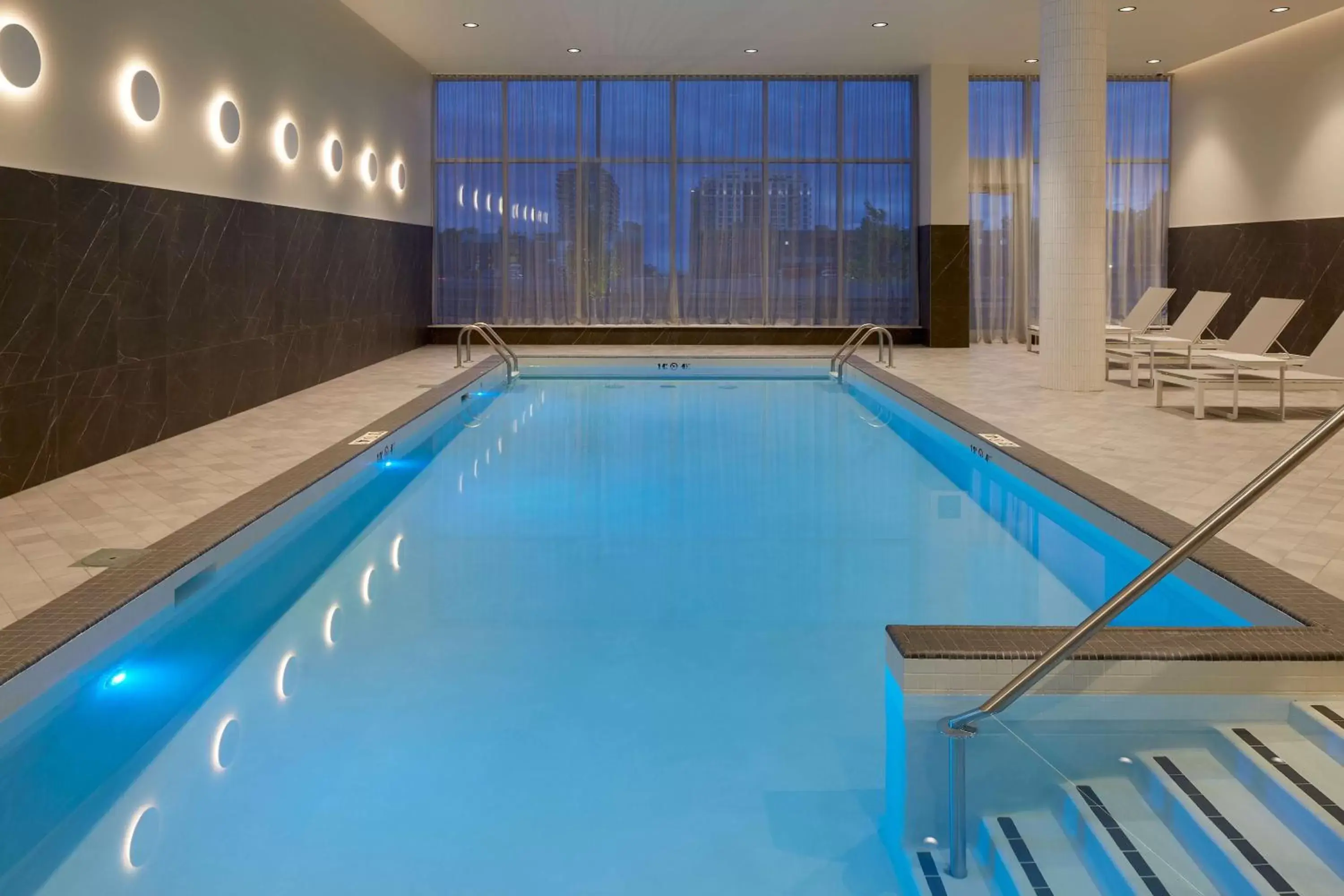 Swimming Pool in Hilton Garden Inn Montreal Midtown, Quebec, Canada