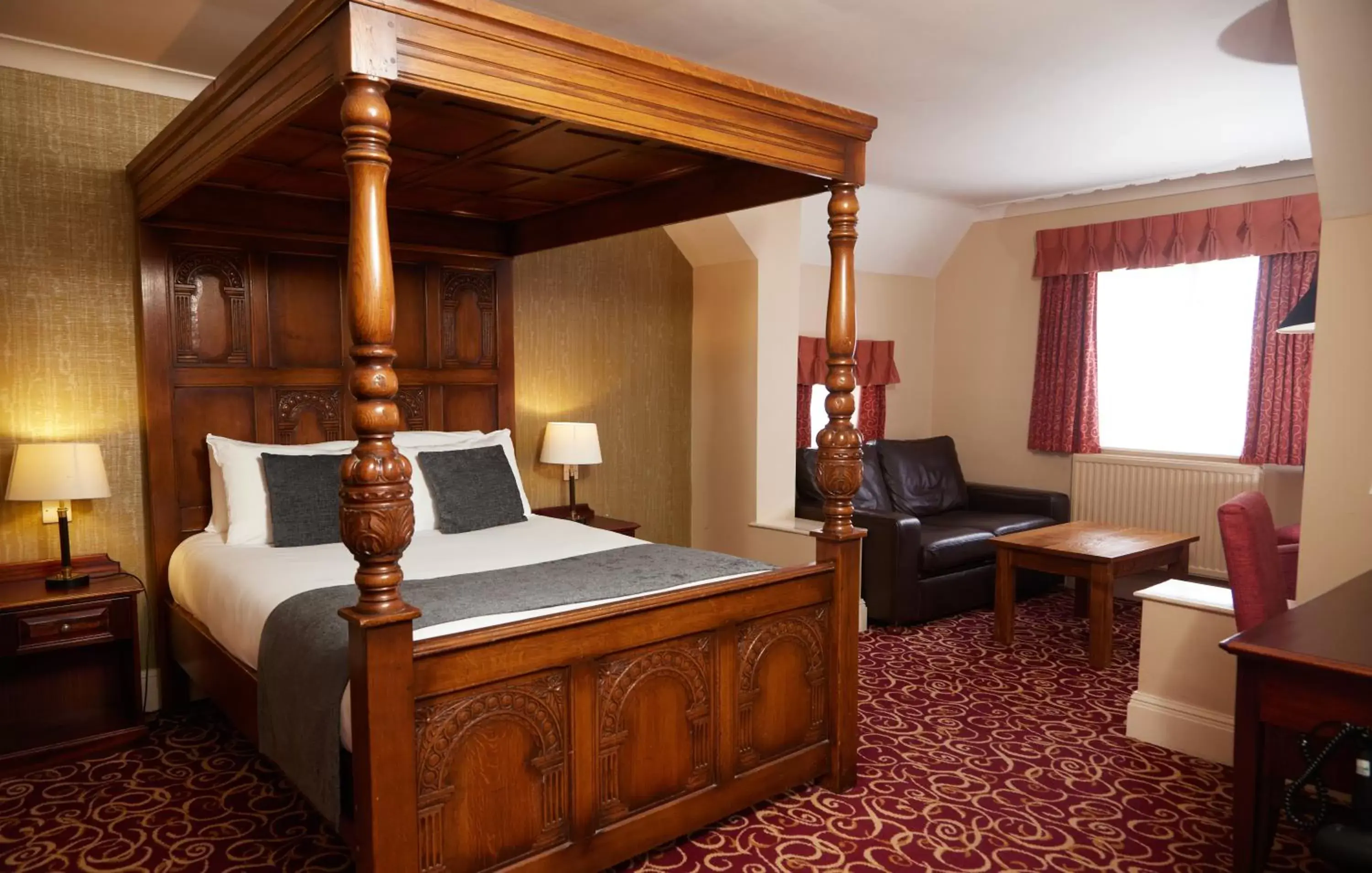 Bedroom, Bed in Fieldhead Hotel by Greene King Inns