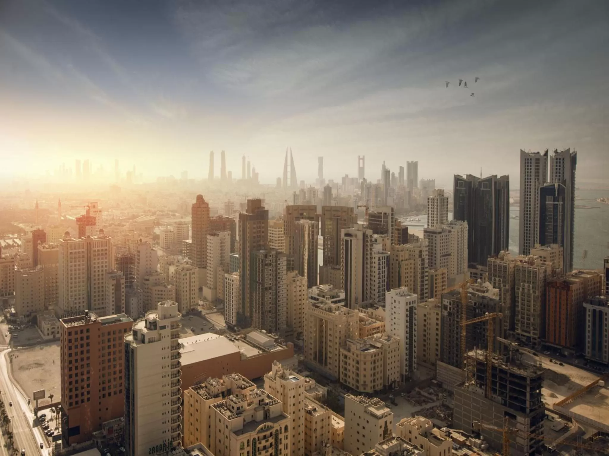 Bird's eye view in Orange Suites Hotel