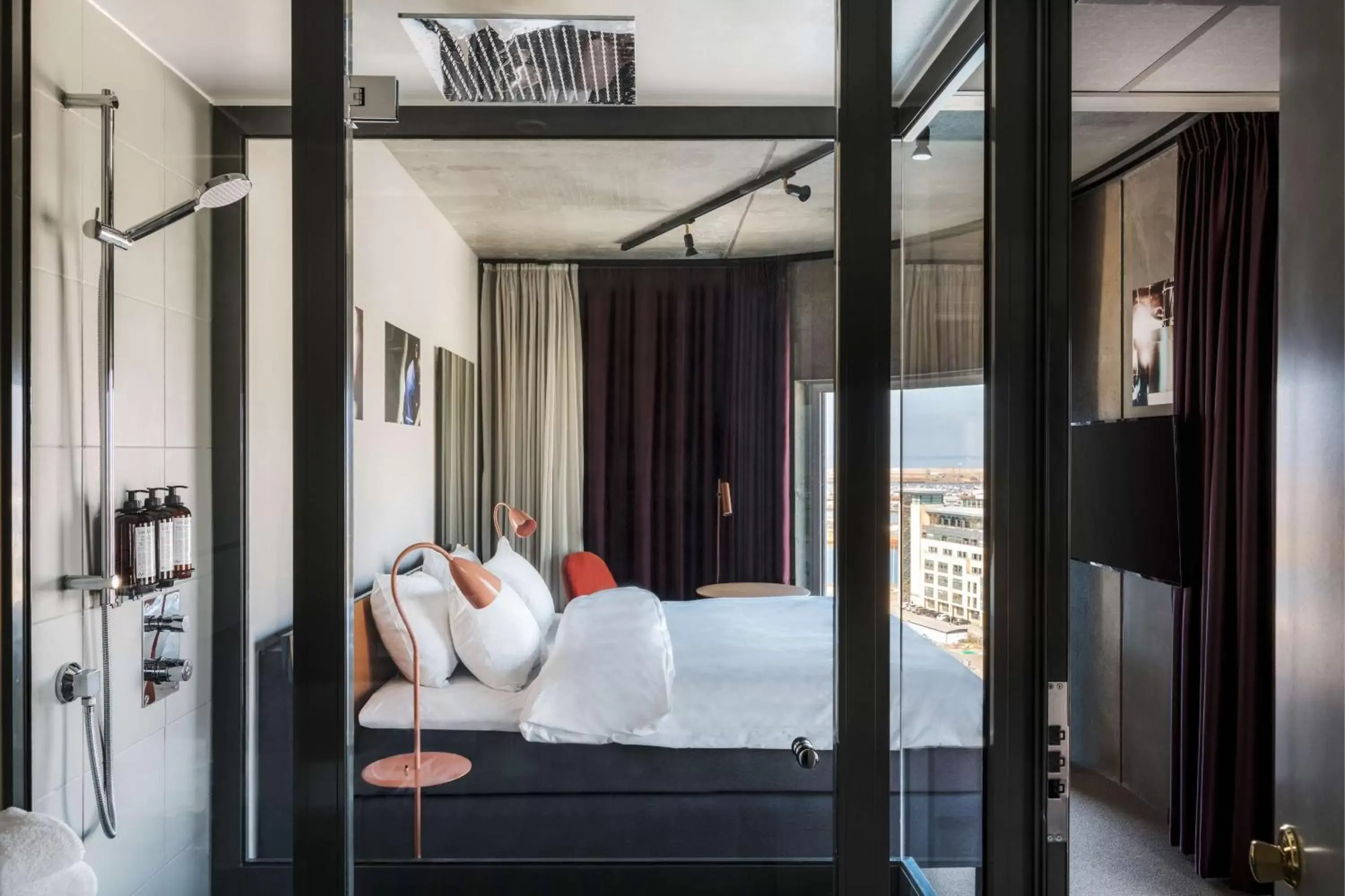 Bedroom in Story Hotel Studio Malmo, part of JdV by Hyatt