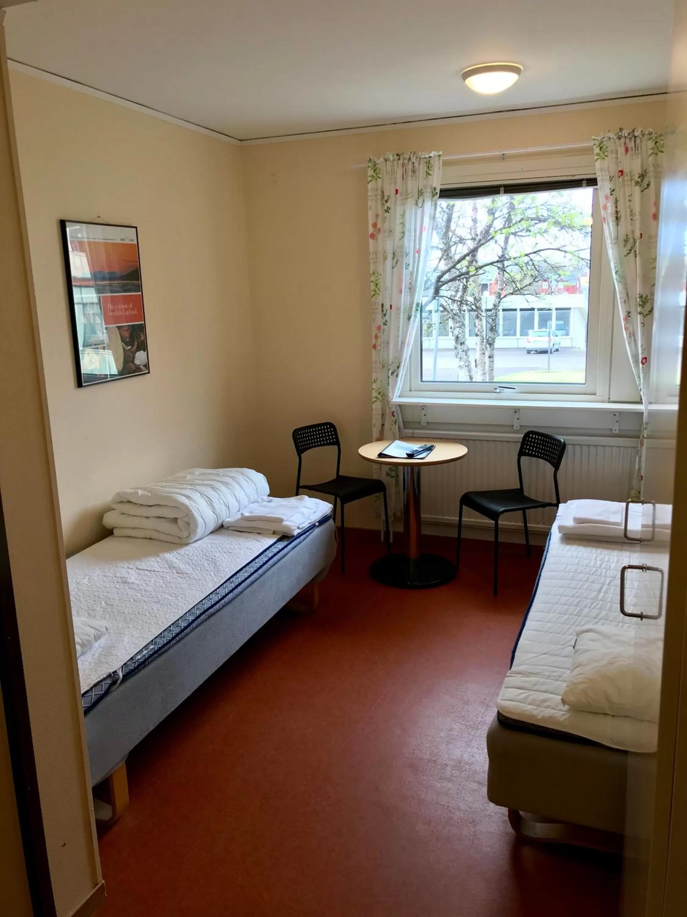 Bed in STF Malmfältens Folkhögskola